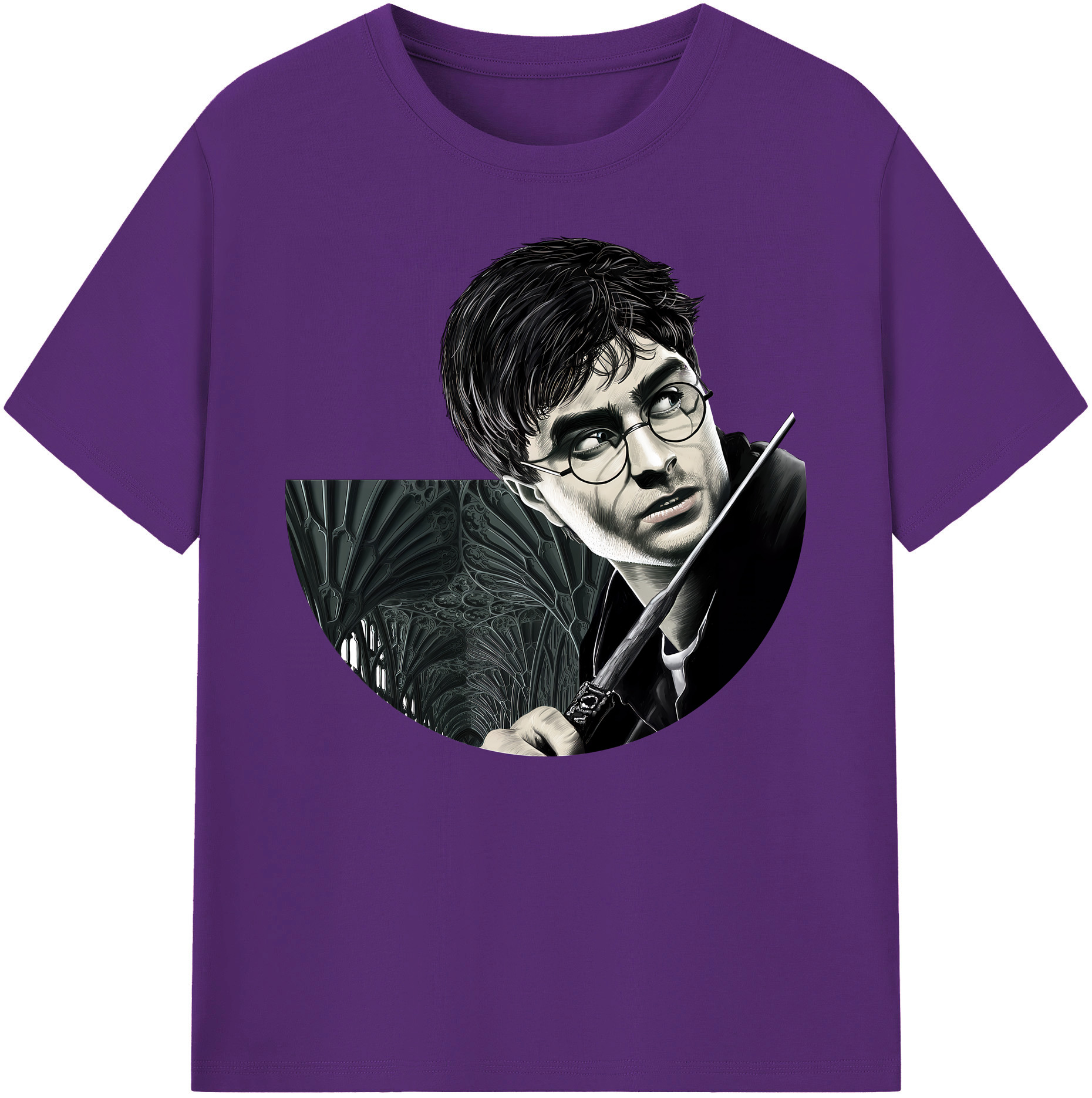 （画像用） Harry Potter ハリー・ポッターシリーズ 綿100％ メンズ半袖Tシャツ｜肌触りやわらか＆通気性