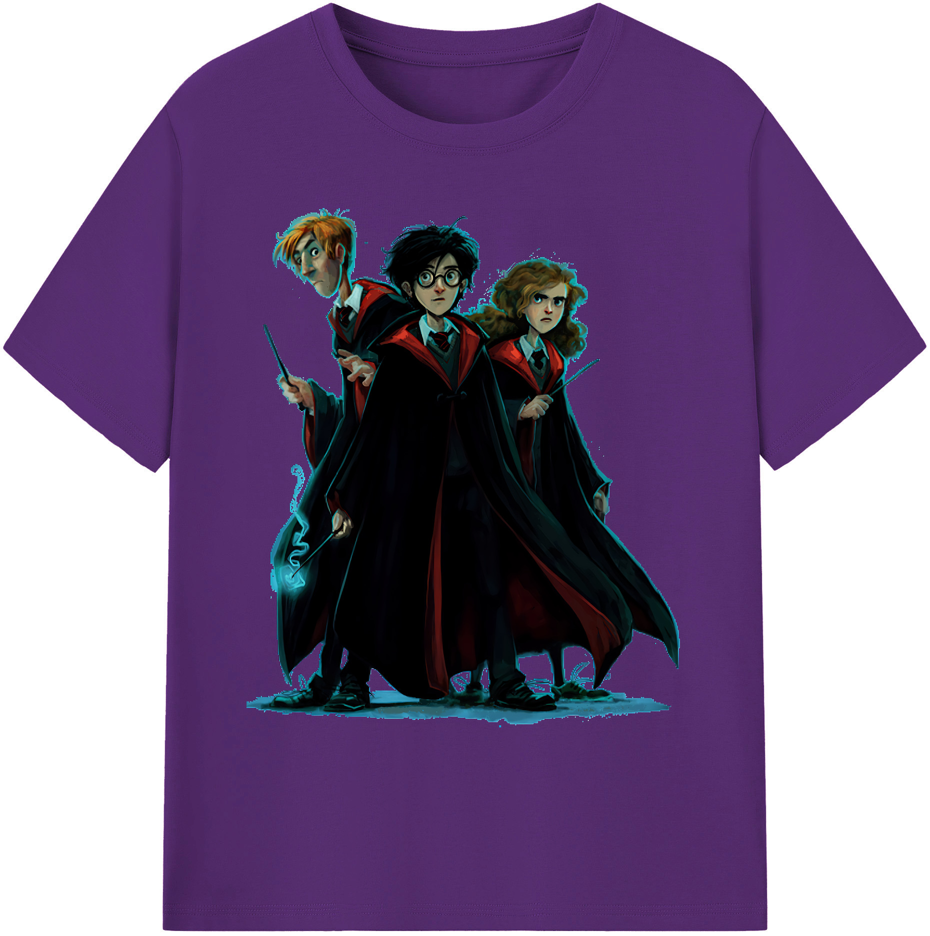 （画像用） Harry Potter ハリー・ポッターシリーズ 綿100％ メンズ半袖Tシャツ｜肌触りやわらか＆通気性