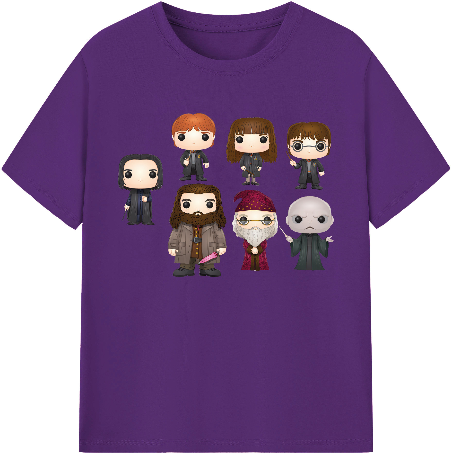 （画像用） Harry Potter ハリー・ポッターシリーズ 綿100％ メンズ半袖Tシャツ｜肌触りやわらか＆通気性