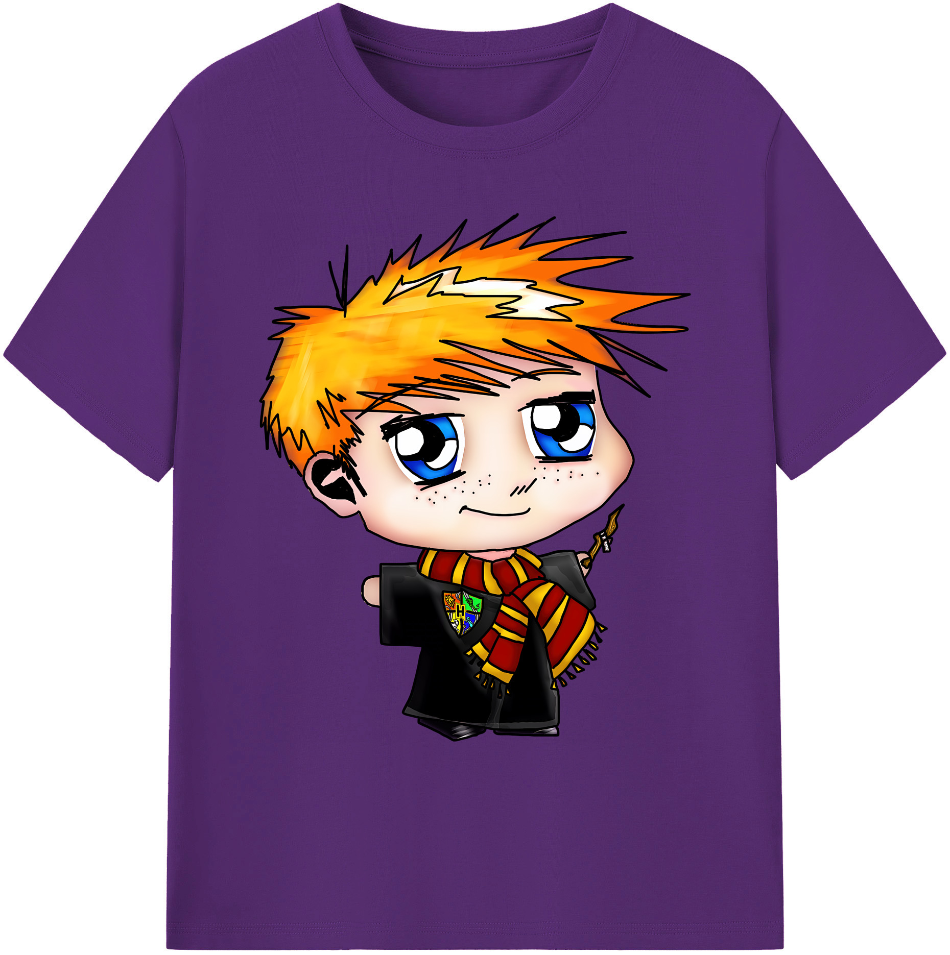 （画像用） Harry Potter ハリー・ポッターシリーズ 綿100％ メンズ半袖Tシャツ｜肌触りやわらか＆通気性