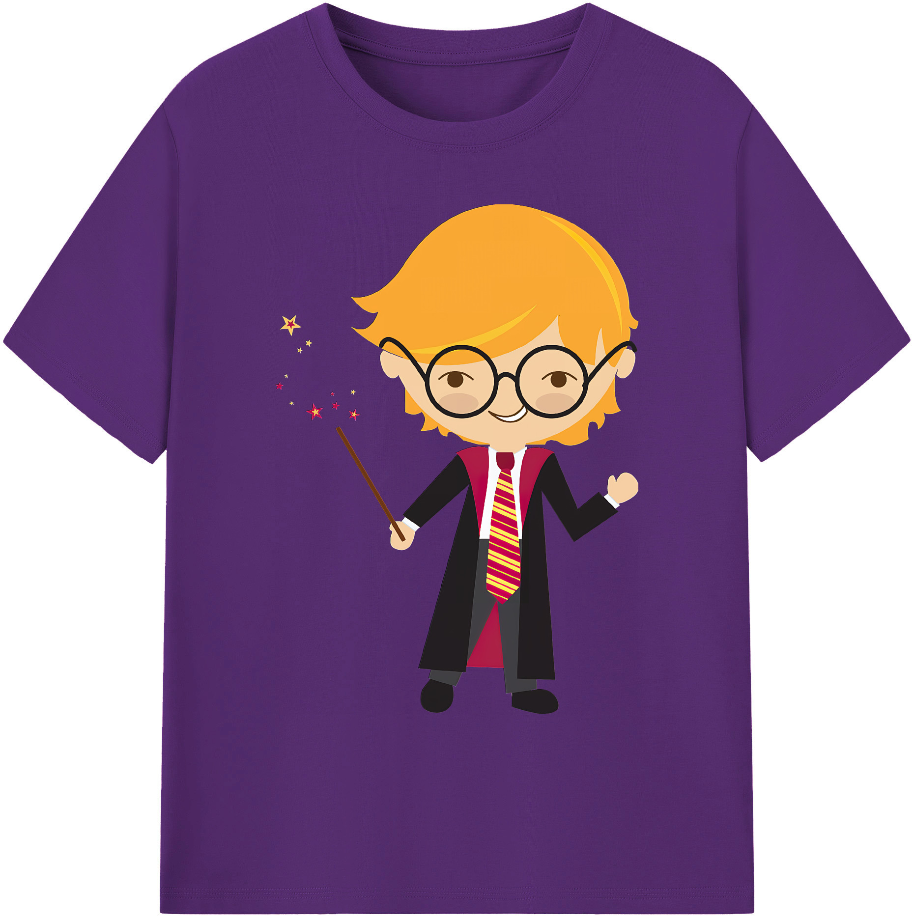 （画像用） Harry Potter ハリー・ポッターシリーズ 綿100％ メンズ半袖Tシャツ｜肌触りやわらか＆通気性