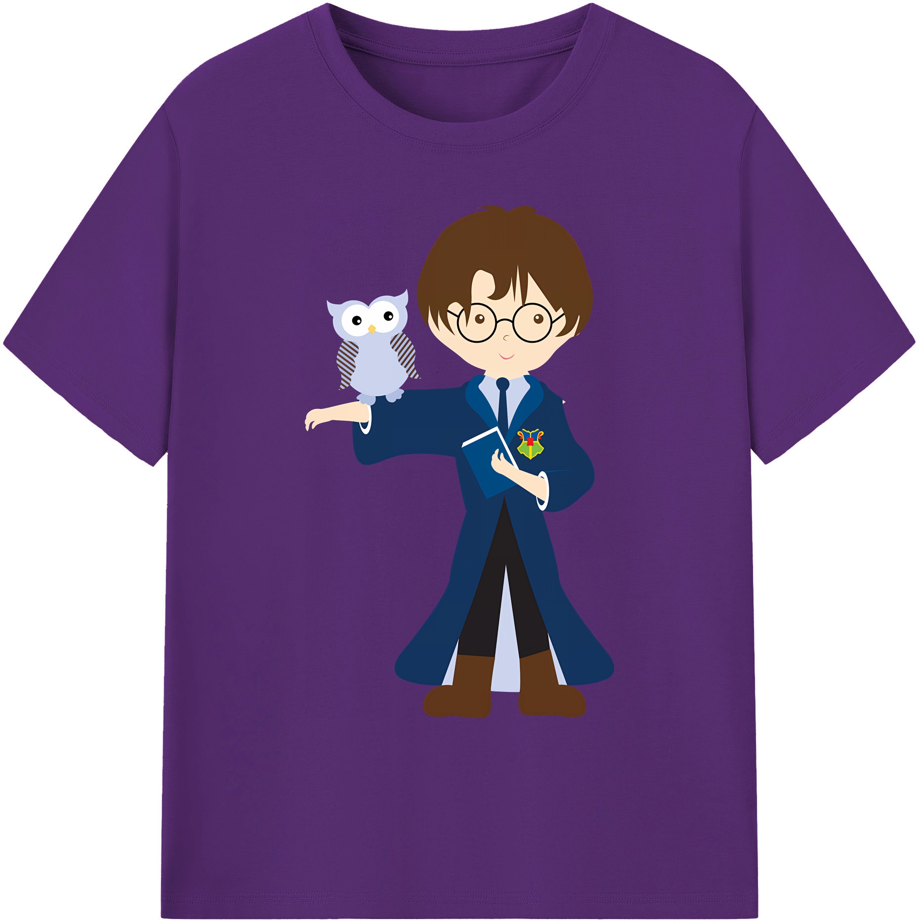 （画像用） Harry Potter ハリー・ポッターシリーズ 綿100％ メンズ半袖Tシャツ｜肌触りやわらか＆通気性