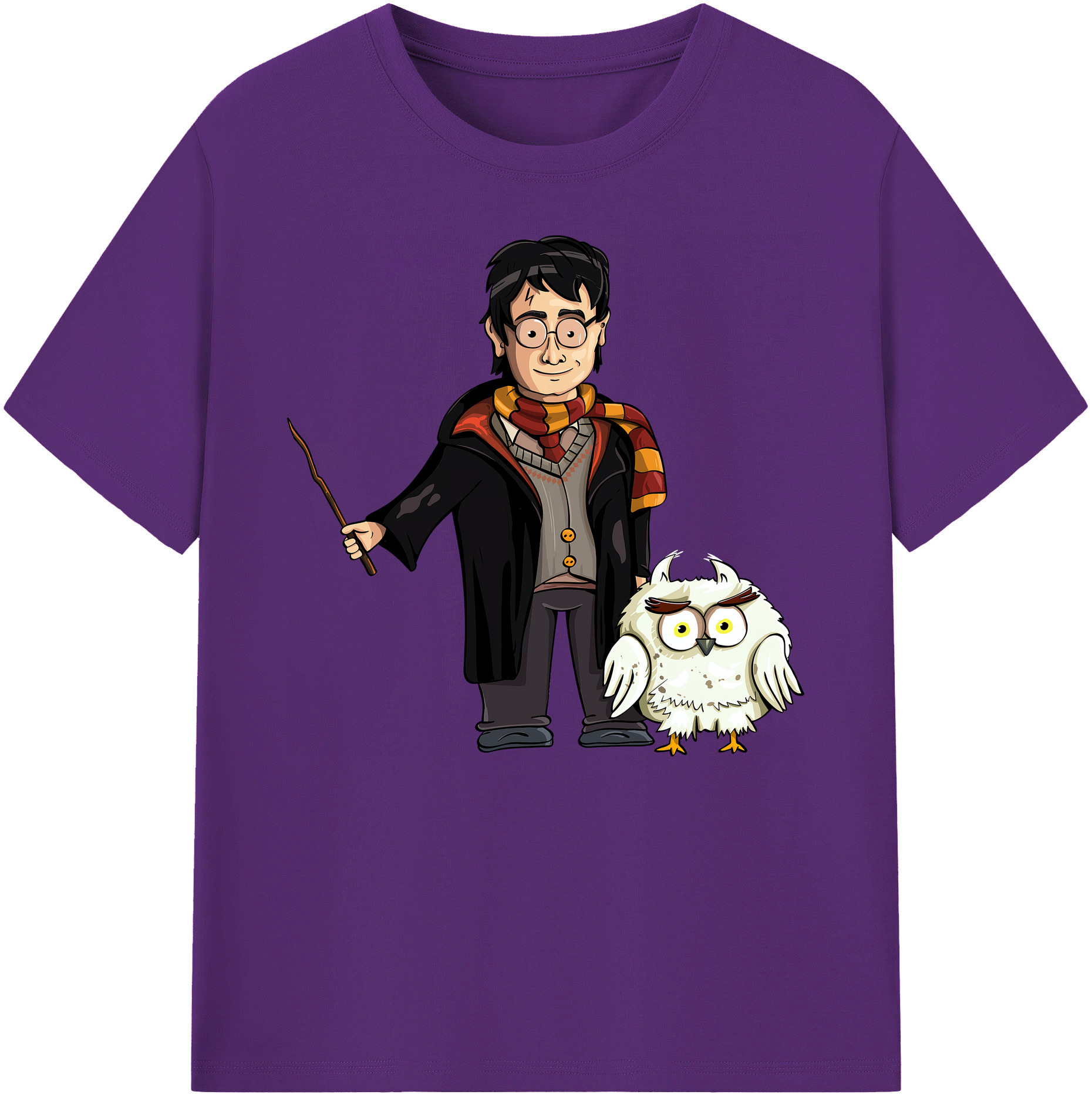 （画像用） Harry Potter ハリー・ポッターシリーズ 綿100％ メンズ半袖Tシャツ｜肌触りやわらか＆通気性