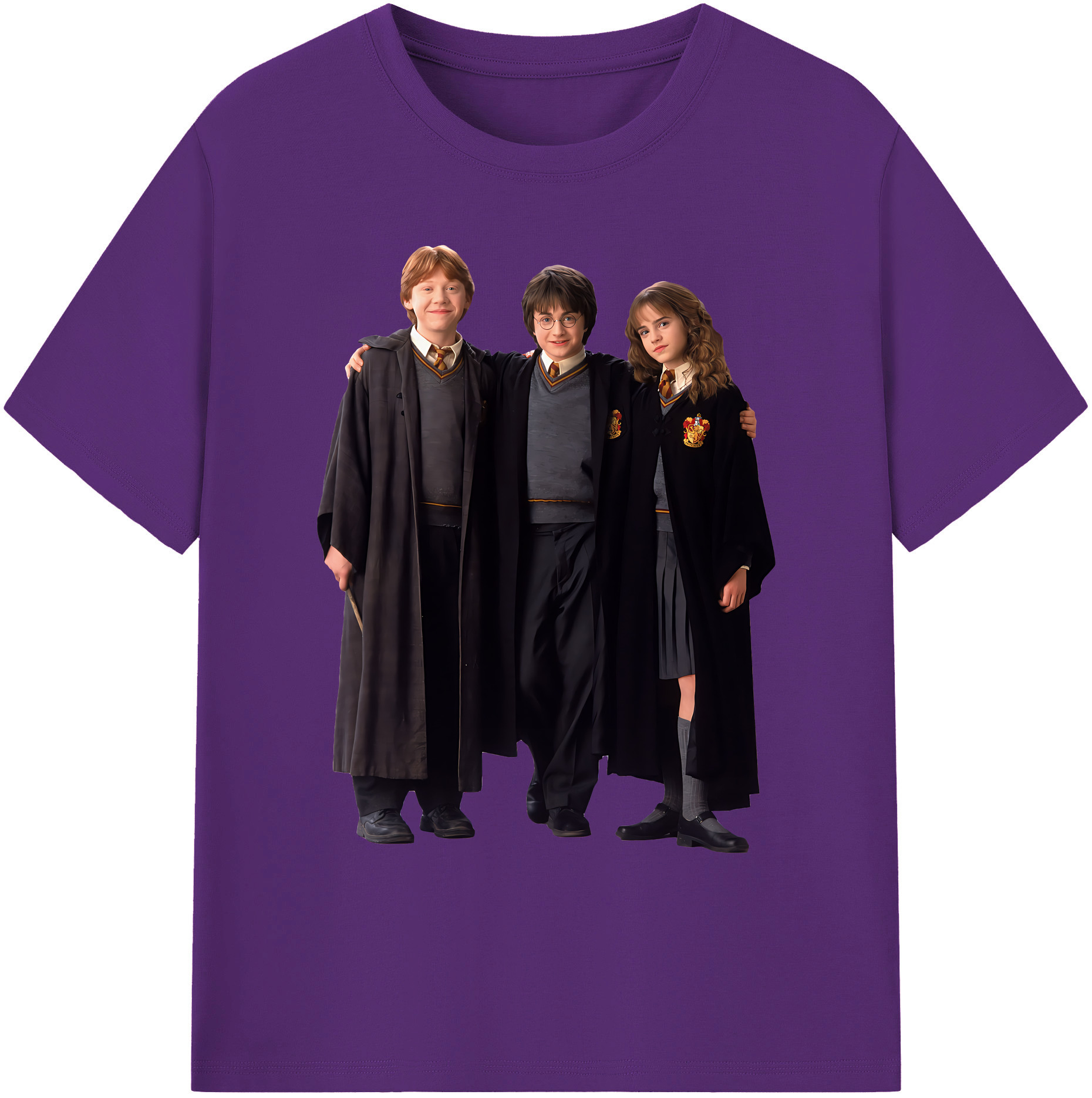 （画像用） Harry Potter ハリー・ポッターシリーズ 綿100％ メンズ半袖Tシャツ｜肌触りやわらか＆通気性