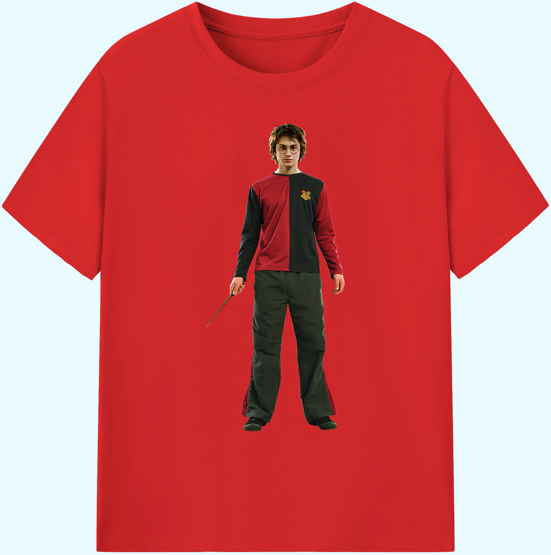 （画像用） Harry Potter ハリー・ポッターシリーズ 綿100％ メンズ半袖Tシャツ｜肌触りやわらか＆通気性