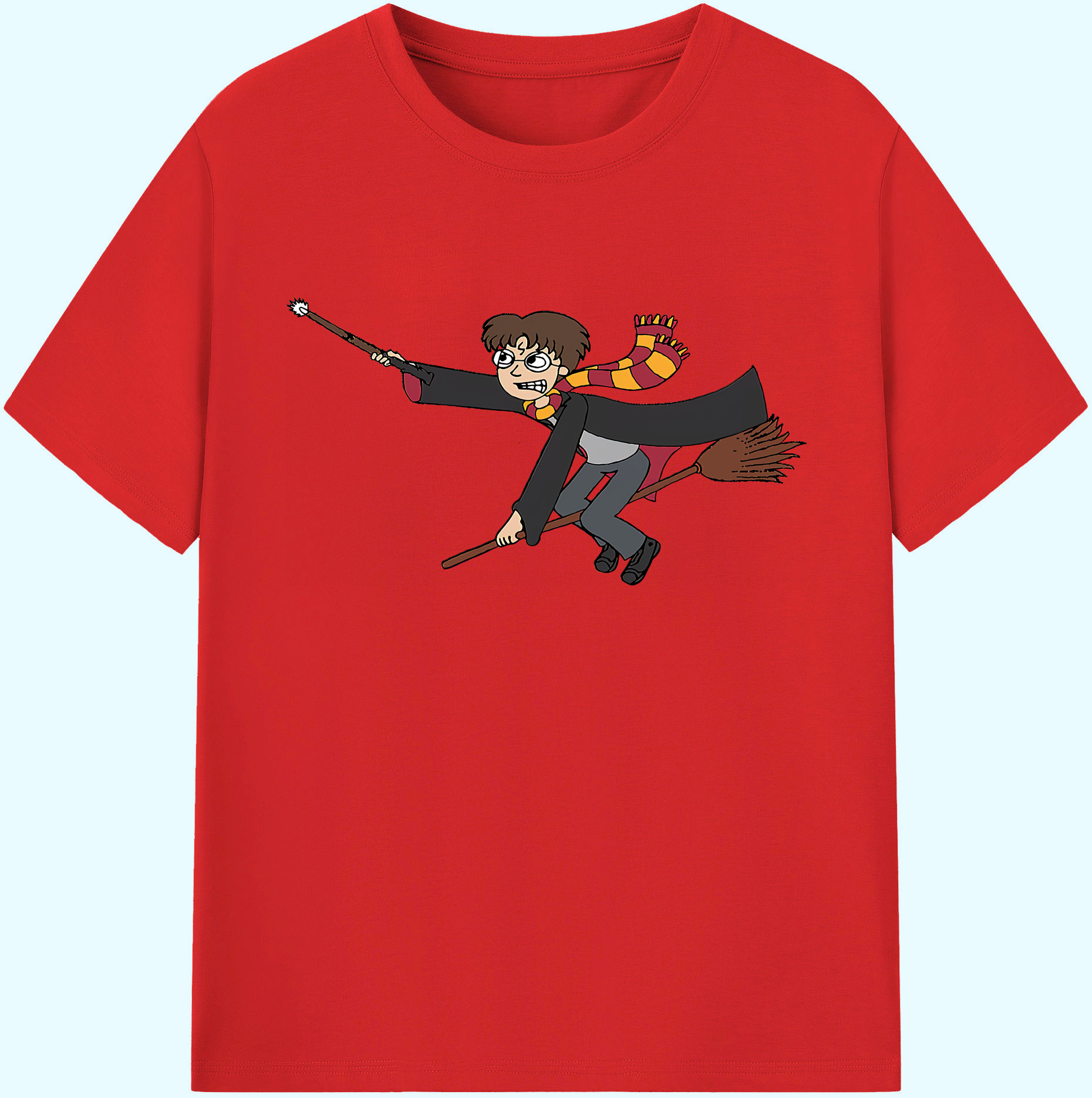 （画像用） Harry Potter ハリー・ポッターシリーズ 綿100％ メンズ半袖Tシャツ｜肌触りやわらか＆通気性