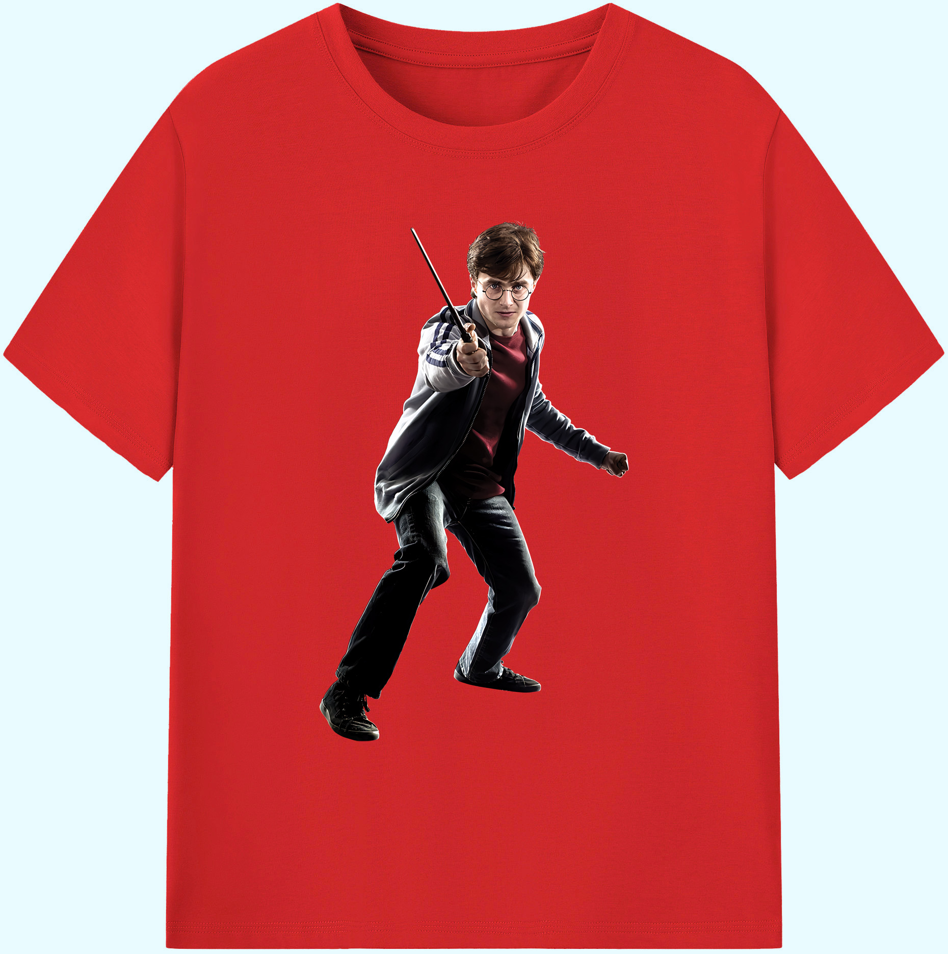 （画像用） Harry Potter ハリー・ポッターシリーズ 綿100％ メンズ半袖Tシャツ｜肌触りやわらか＆通気性