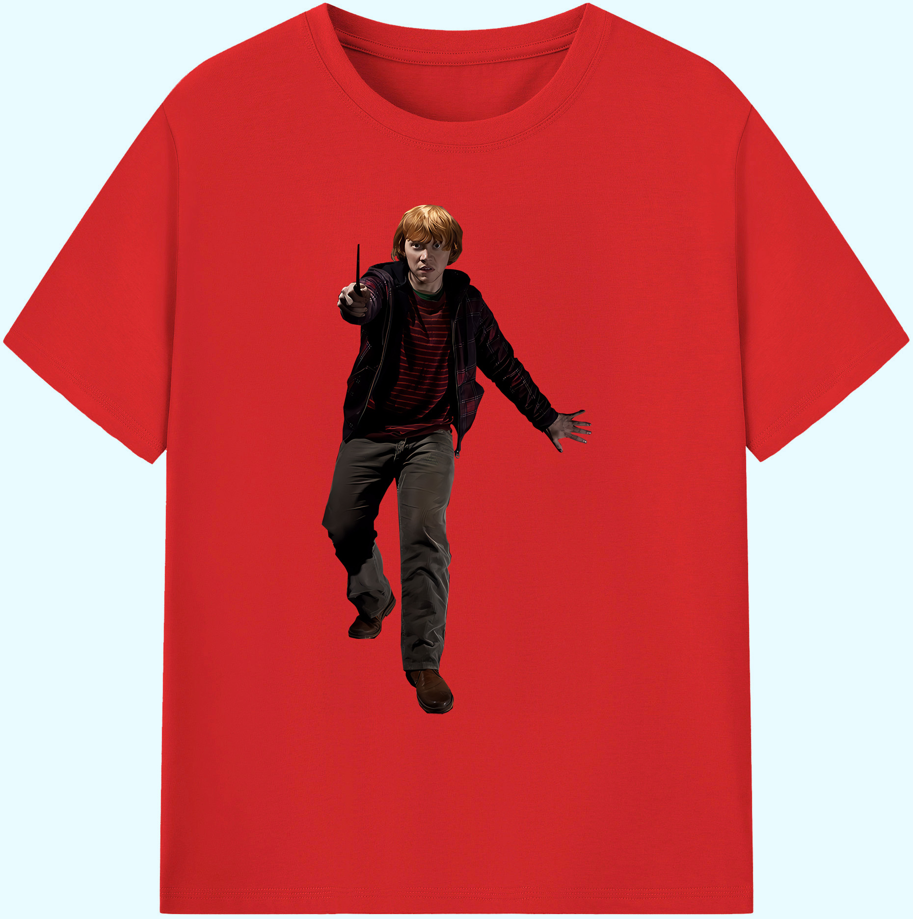 （画像用） Harry Potter ハリー・ポッターシリーズ 綿100％ メンズ半袖Tシャツ｜肌触りやわらか＆通気性