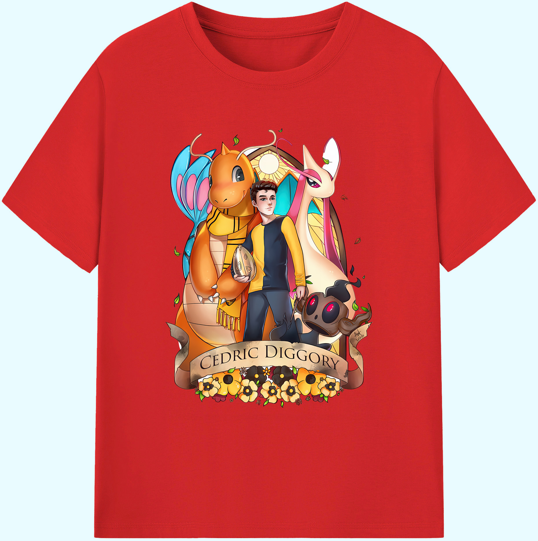 （画像用） Harry Potter ハリー・ポッターシリーズ 綿100％ メンズ半袖Tシャツ｜肌触りやわらか＆通気性