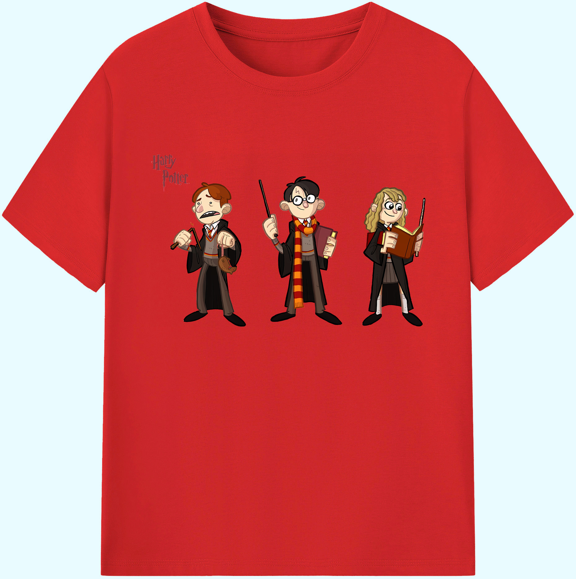 （画像用） Harry Potter ハリー・ポッターシリーズ 綿100％ メンズ半袖Tシャツ｜肌触りやわらか＆通気性