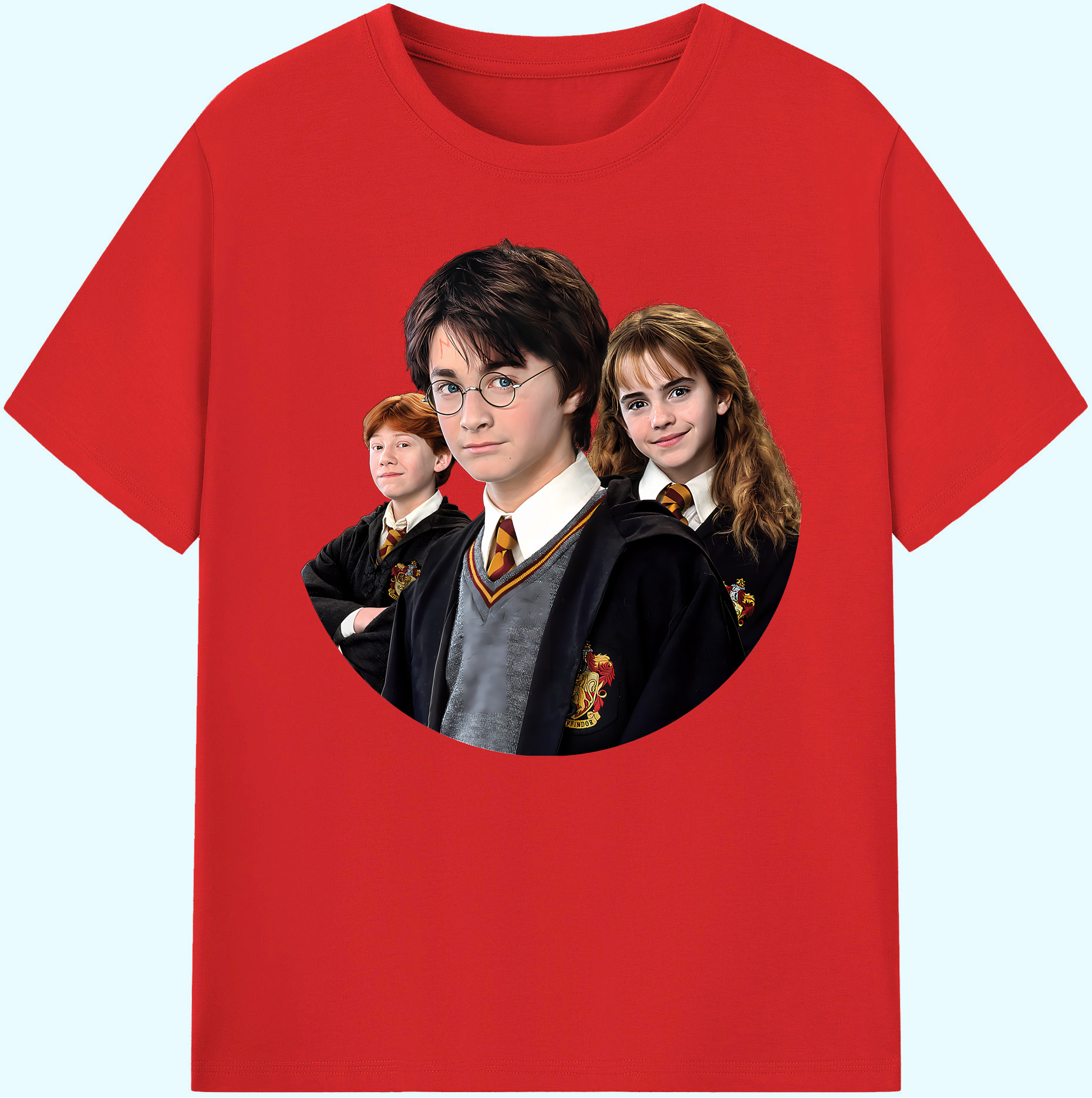 （画像用） Harry Potter ハリー・ポッターシリーズ 綿100％ メンズ半袖Tシャツ｜肌触りやわらか＆通気性