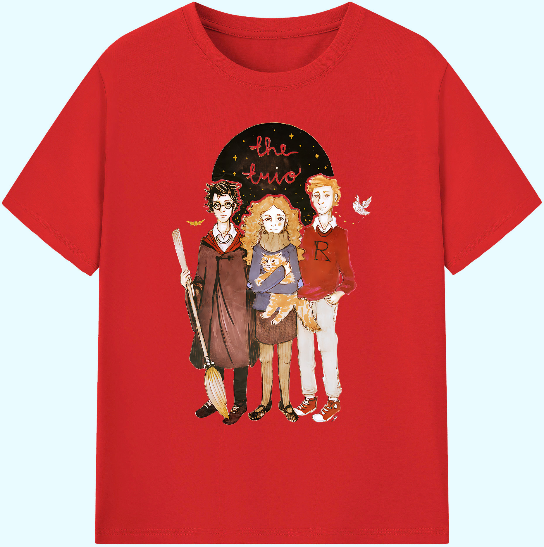 （画像用） Harry Potter ハリー・ポッターシリーズ 綿100％ メンズ半袖Tシャツ｜肌触りやわらか＆通気性