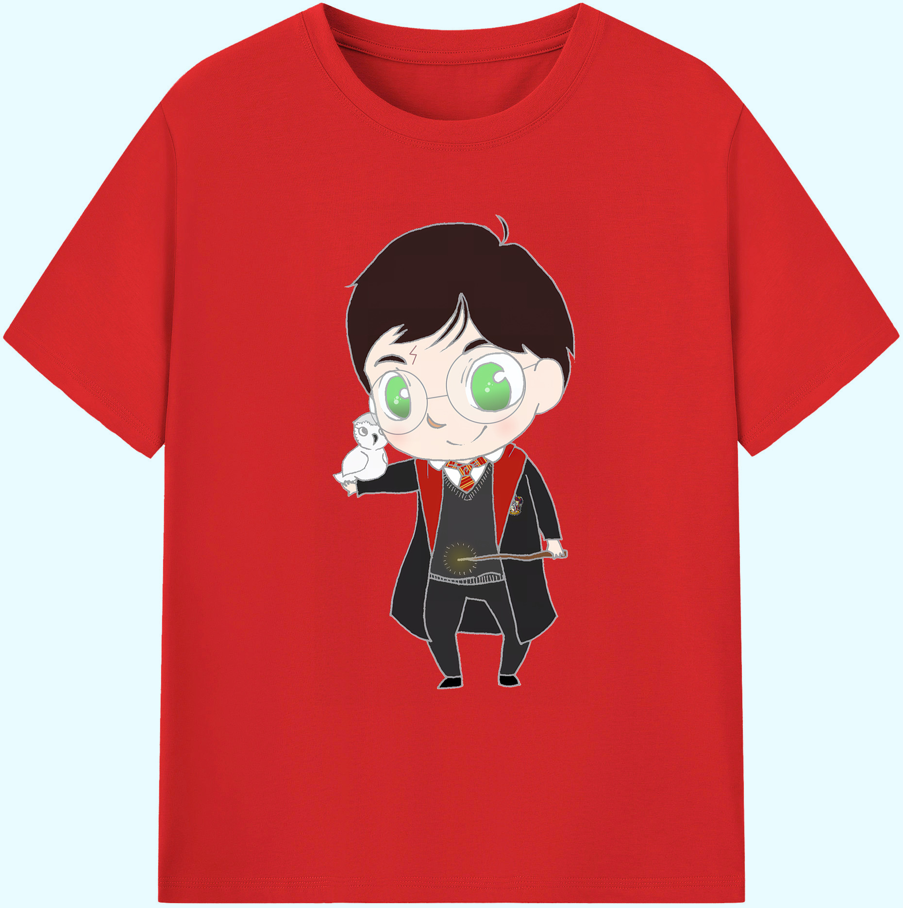 （画像用） Harry Potter ハリー・ポッターシリーズ 綿100％ メンズ半袖Tシャツ｜肌触りやわらか＆通気性