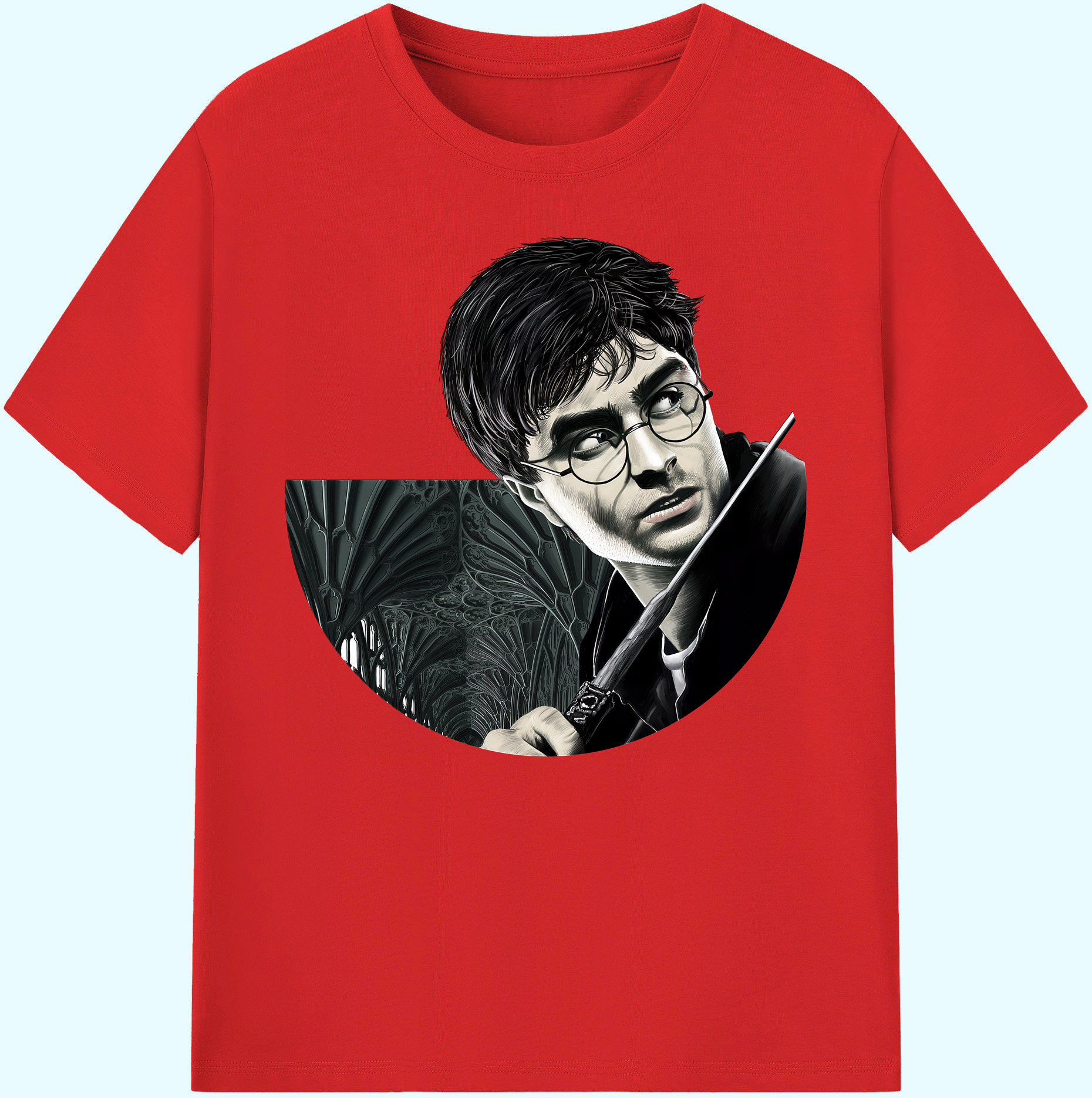 （画像用） Harry Potter ハリー・ポッターシリーズ 綿100％ メンズ半袖Tシャツ｜肌触りやわらか＆通気性