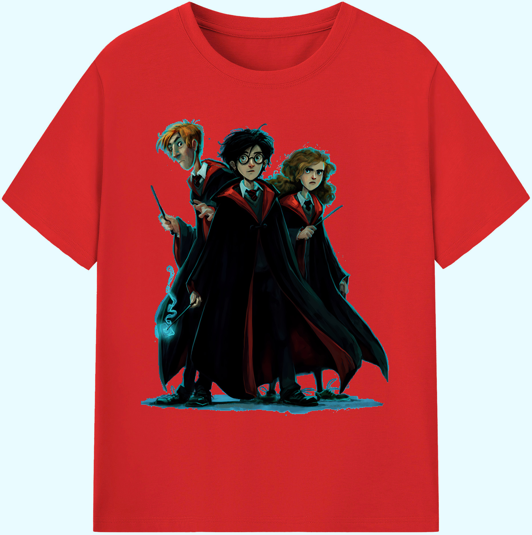 （画像用） Harry Potter ハリー・ポッターシリーズ 綿100％ メンズ半袖Tシャツ｜肌触りやわらか＆通気性