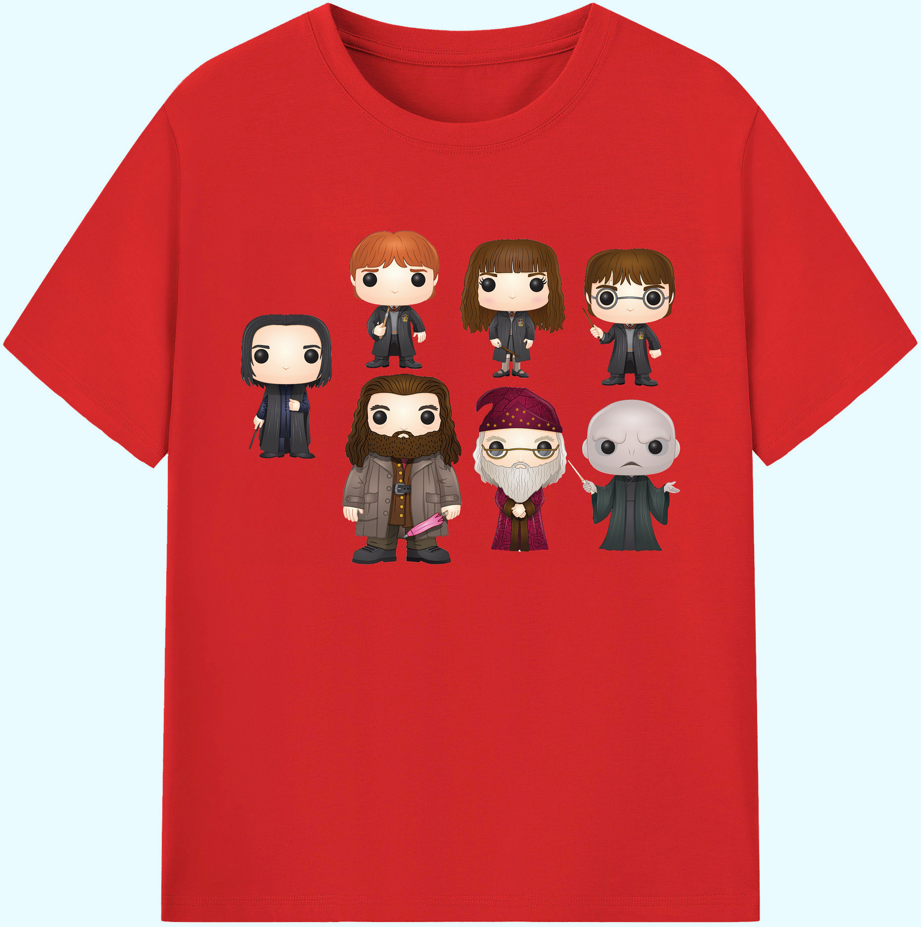 （画像用） Harry Potter ハリー・ポッターシリーズ 綿100％ メンズ半袖Tシャツ｜肌触りやわらか＆通気性