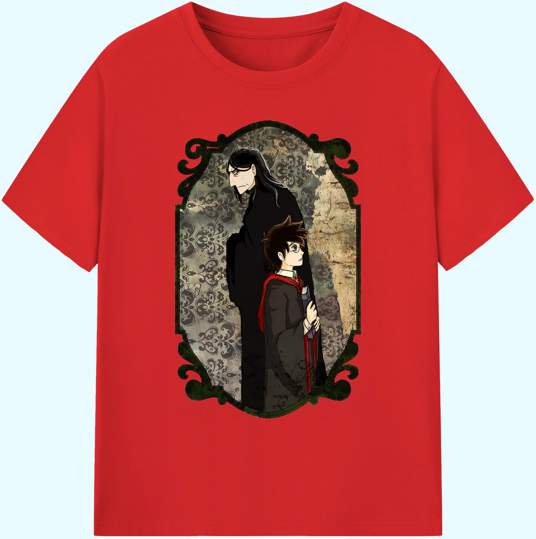 （画像用） Harry Potter ハリー・ポッターシリーズ 綿100％ メンズ半袖Tシャツ｜肌触りやわらか＆通気性