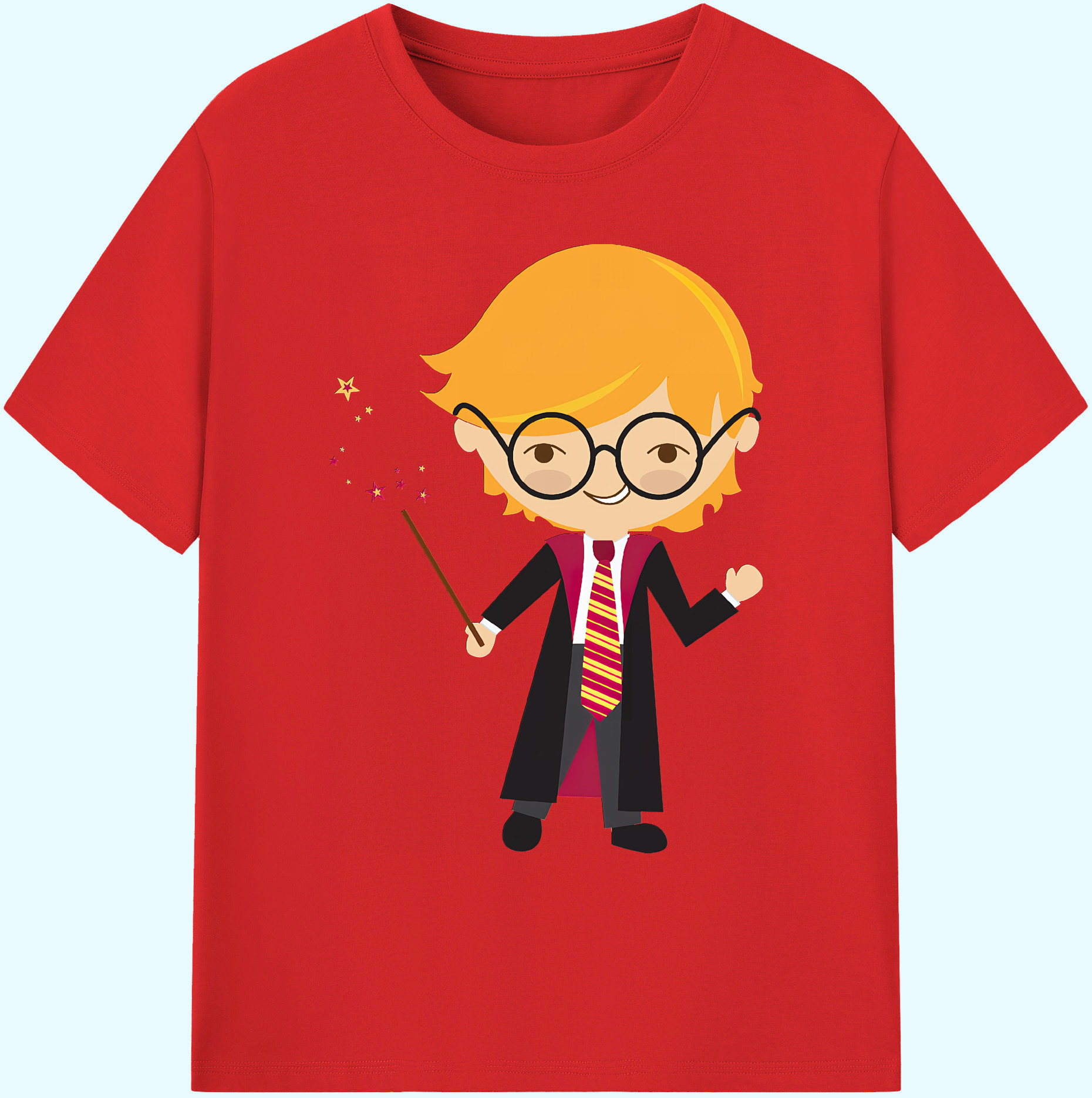 （画像用） Harry Potter ハリー・ポッターシリーズ 綿100％ メンズ半袖Tシャツ｜肌触りやわらか＆通気性