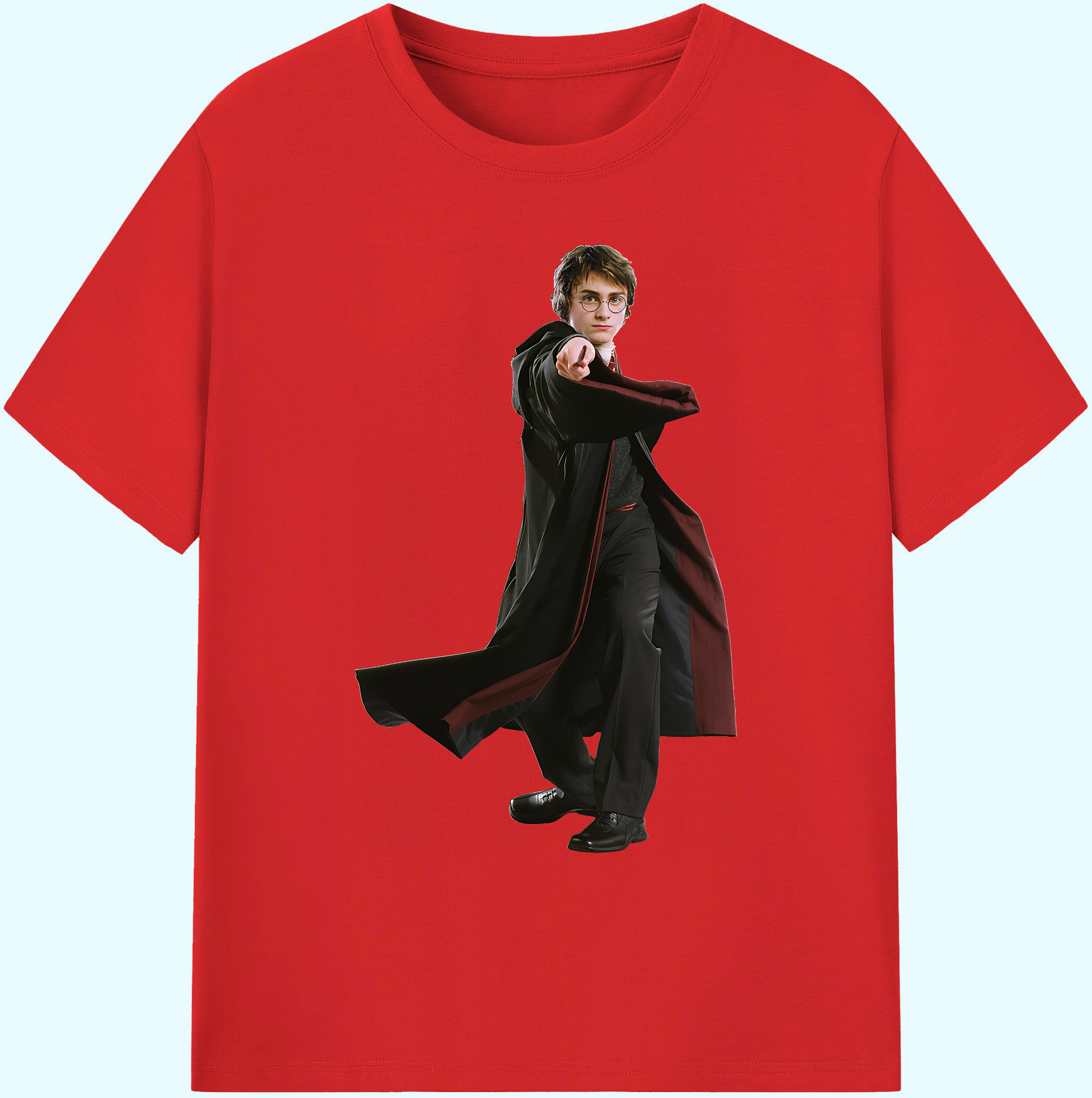 （画像用） Harry Potter ハリー・ポッターシリーズ 綿100％ メンズ半袖Tシャツ｜肌触りやわらか＆通気性