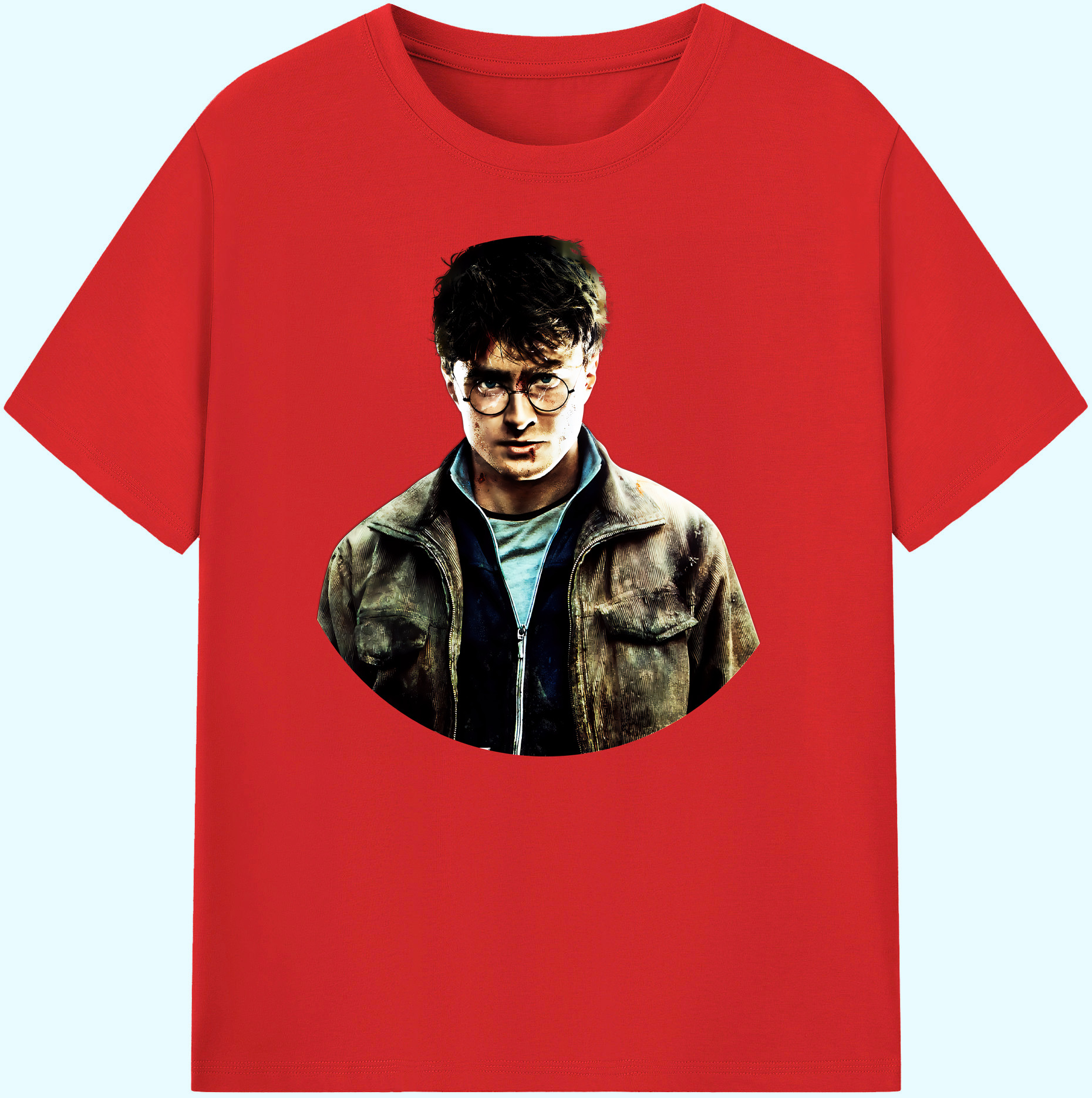（画像用） Harry Potter ハリー・ポッターシリーズ 綿100％ メンズ半袖Tシャツ｜肌触りやわらか＆通気性