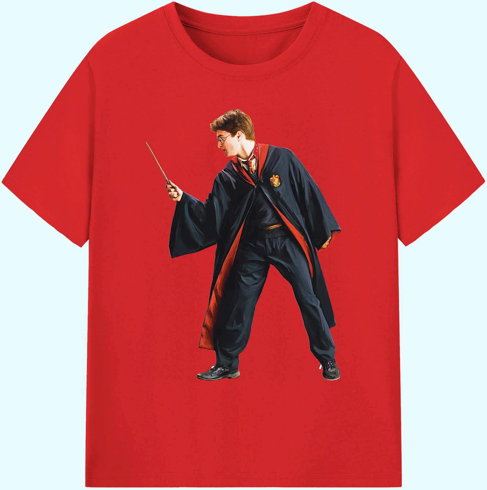 （画像用） Harry Potter ハリー・ポッターシリーズ 綿100％ メンズ半袖Tシャツ｜肌触りやわらか＆通気性
