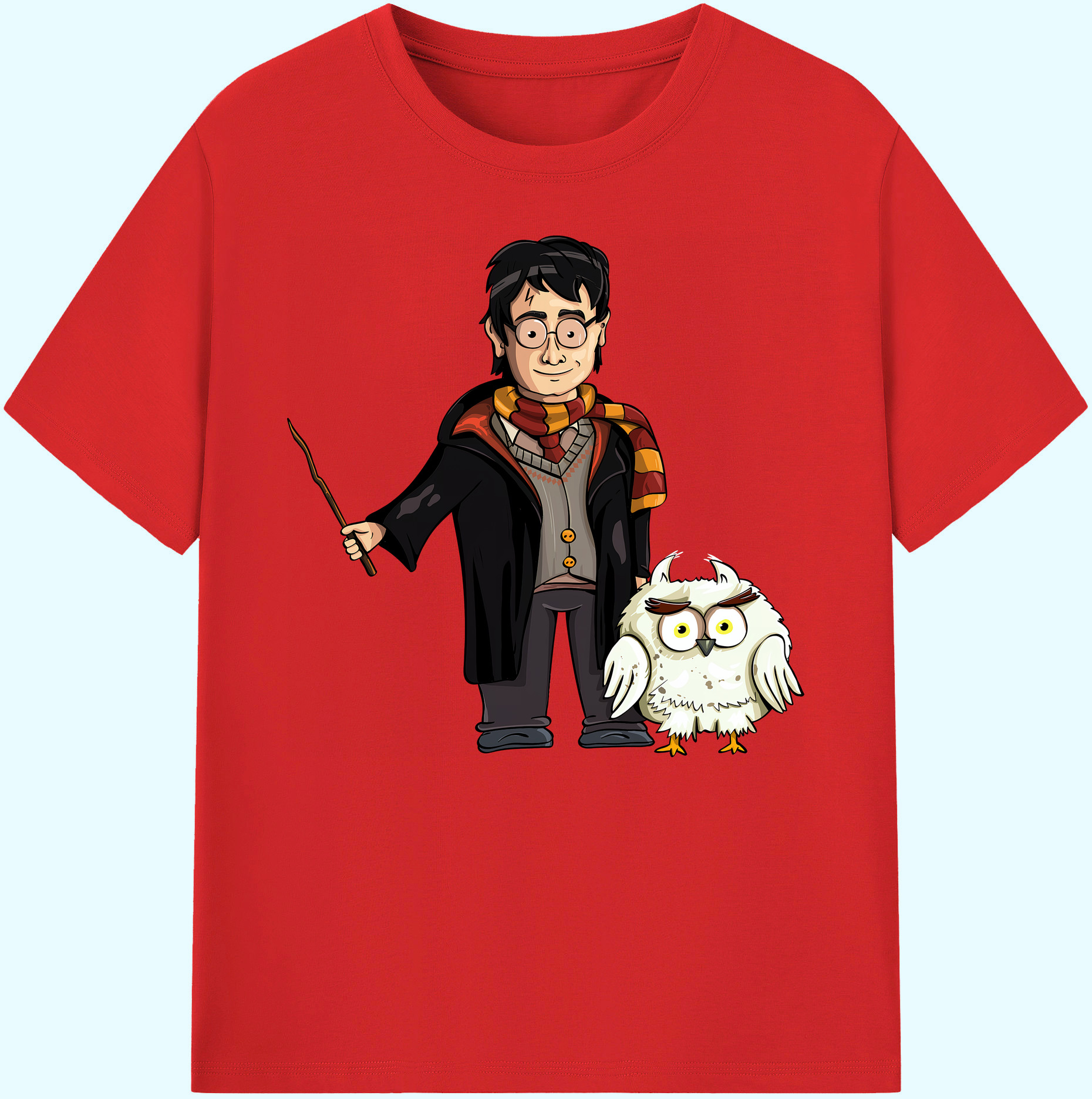 （画像用） Harry Potter ハリー・ポッターシリーズ 綿100％ メンズ半袖Tシャツ｜肌触りやわらか＆通気性