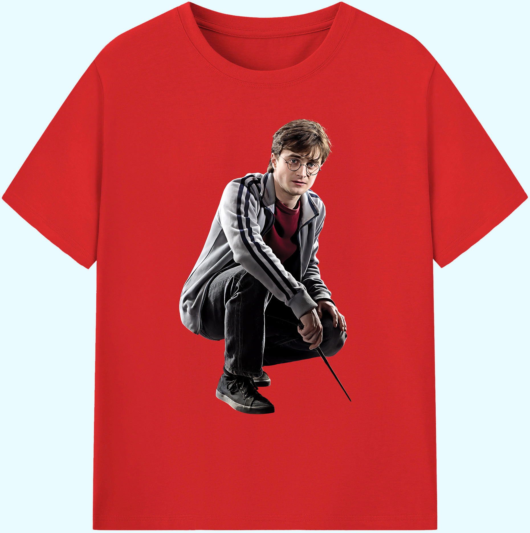 （画像用） Harry Potter ハリー・ポッターシリーズ 綿100％ メンズ半袖Tシャツ｜肌触りやわらか＆通気性