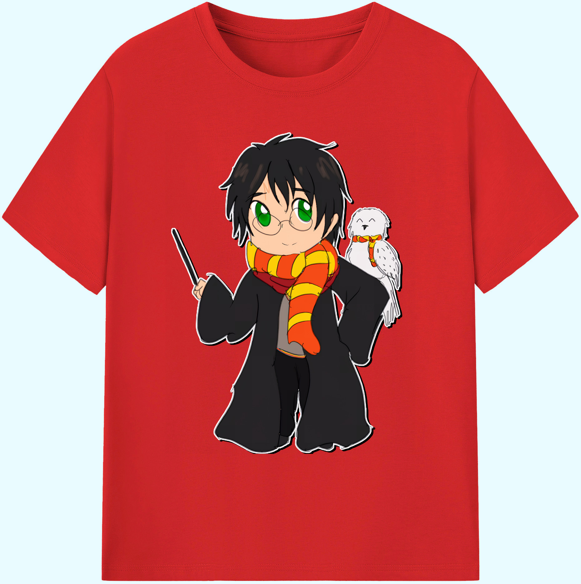 （画像用） Harry Potter ハリー・ポッターシリーズ 綿100％ メンズ半袖Tシャツ｜肌触りやわらか＆通気性