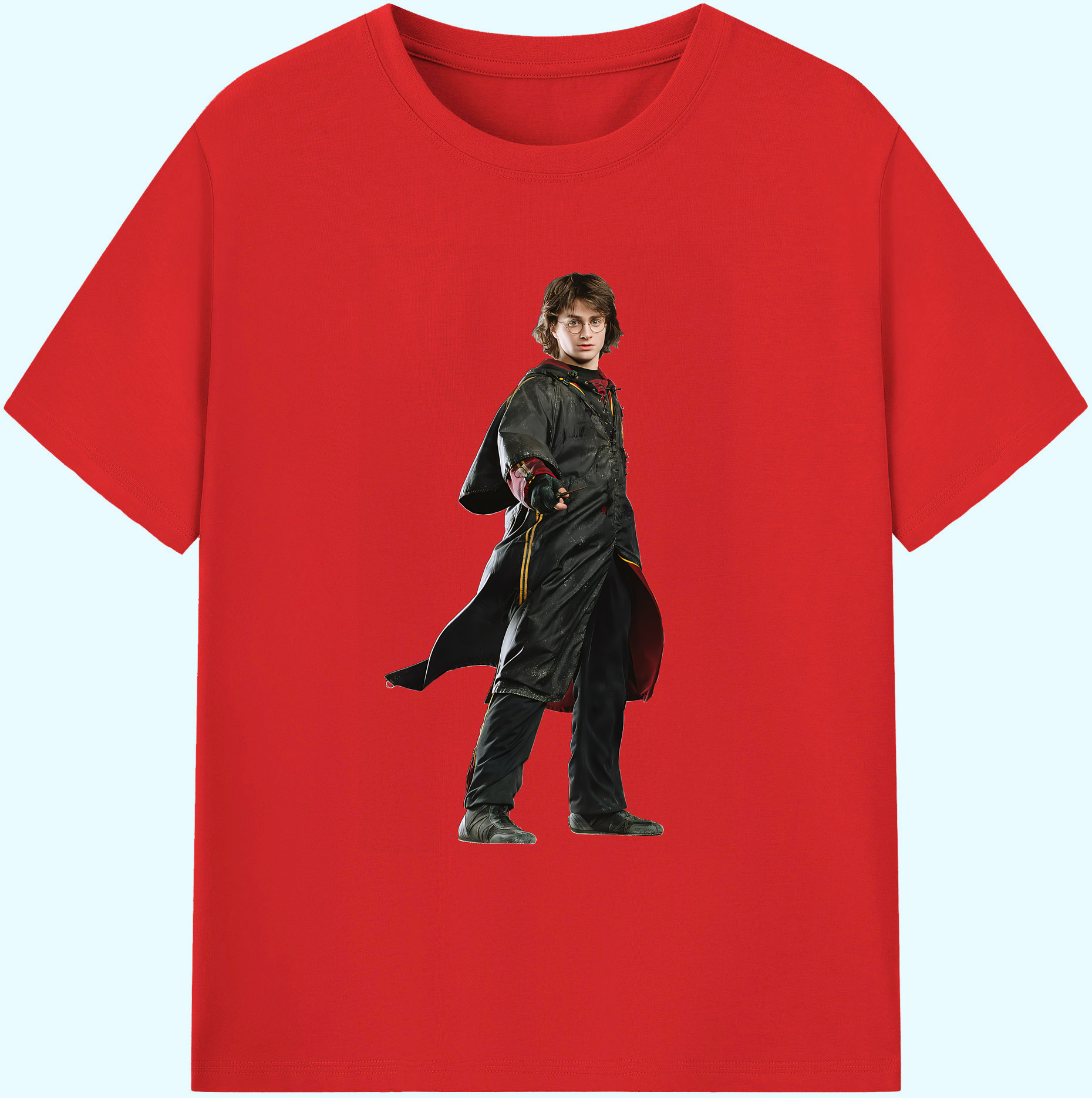 （画像用） Harry Potter ハリー・ポッターシリーズ 綿100％ メンズ半袖Tシャツ｜肌触りやわらか＆通気性