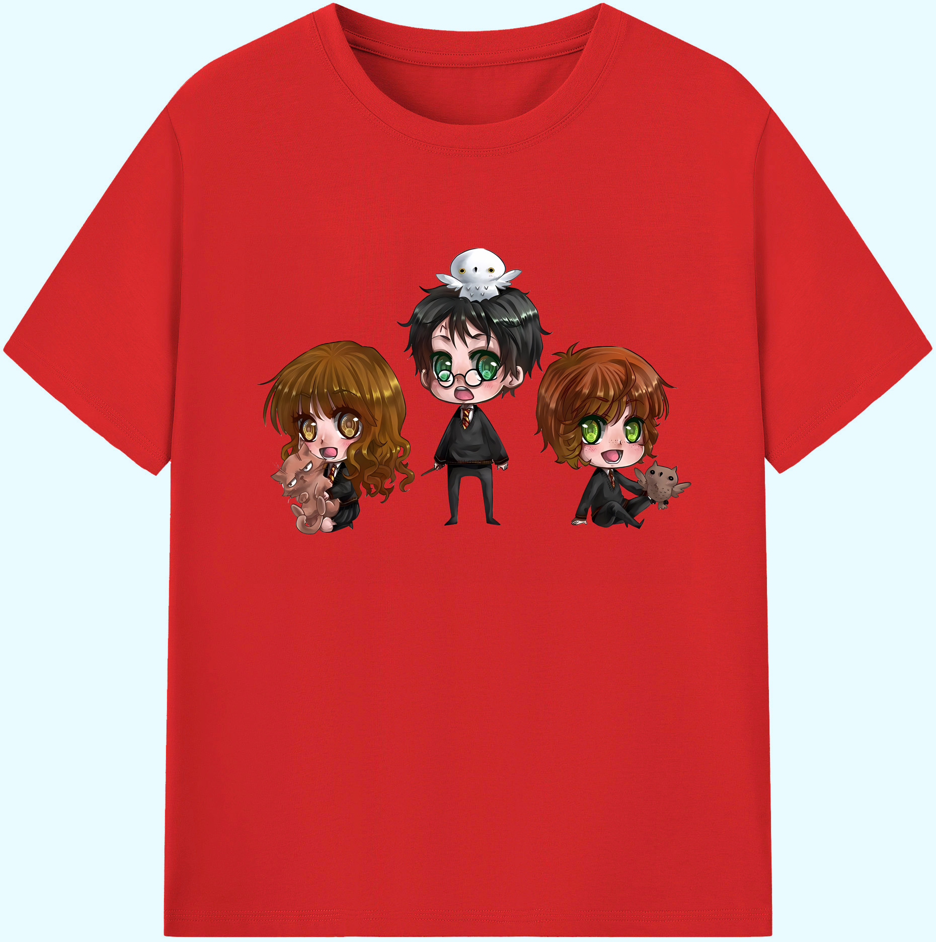 （画像用） Harry Potter ハリー・ポッターシリーズ 綿100％ メンズ半袖Tシャツ｜肌触りやわらか＆通気性