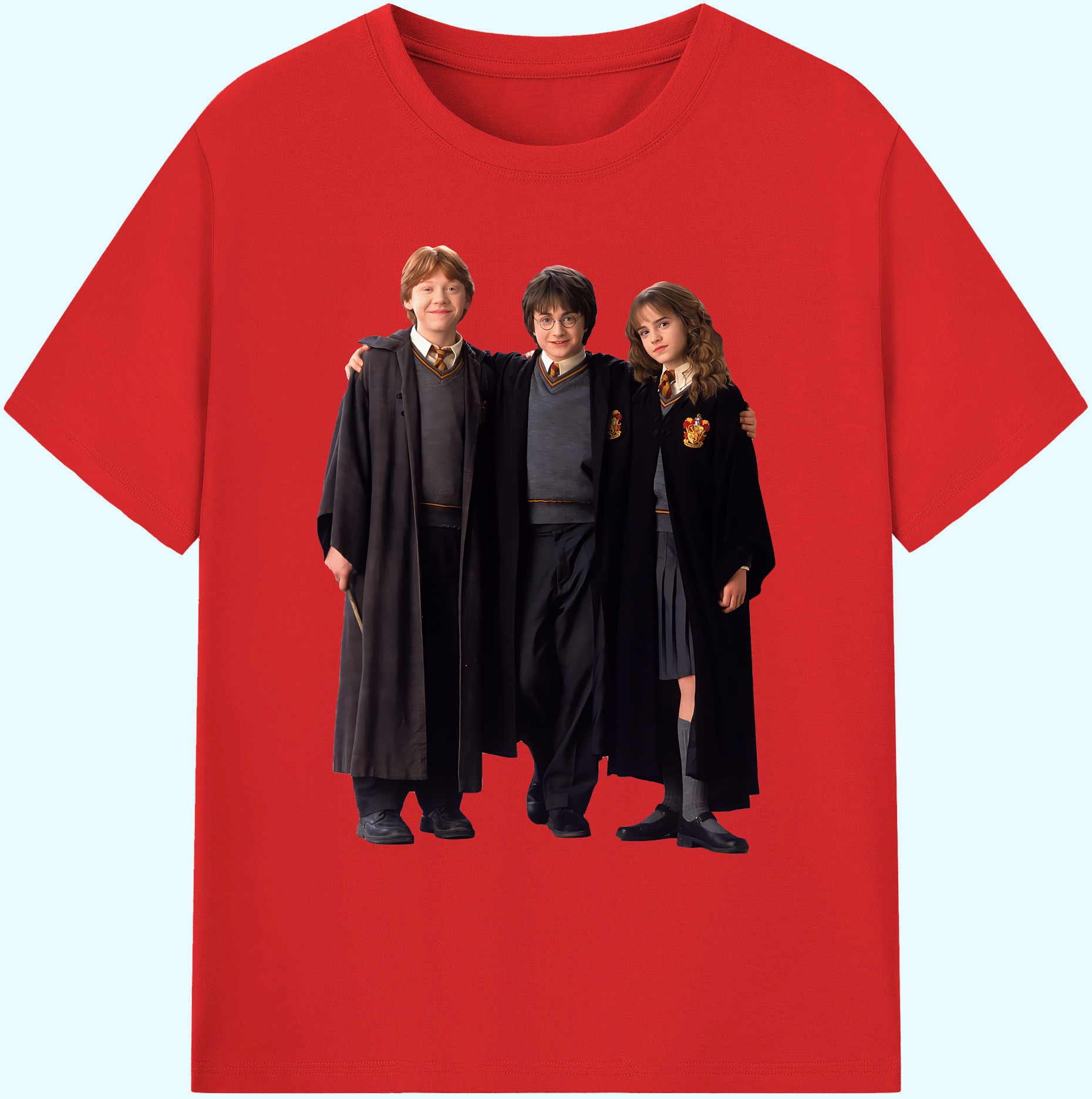 （画像用） Harry Potter ハリー・ポッターシリーズ 綿100％ メンズ半袖Tシャツ｜肌触りやわらか＆通気性