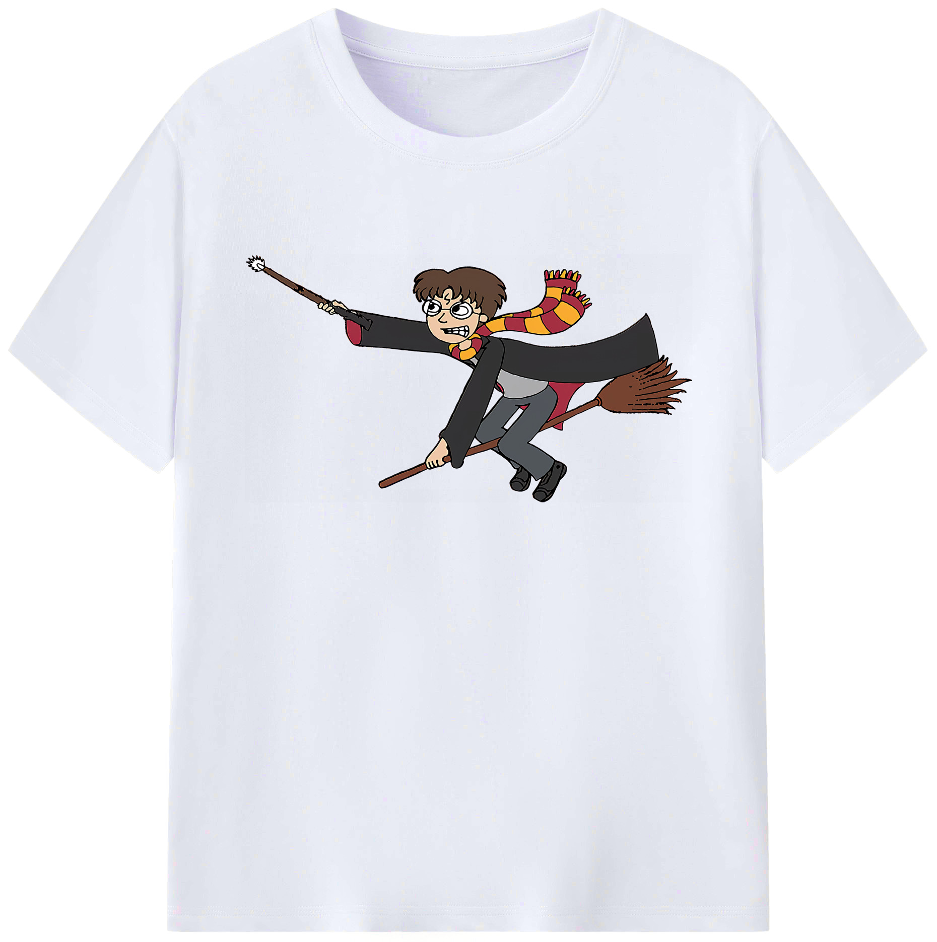 （画像用） Harry Potter ハリー・ポッターシリーズ 綿100％ メンズ半袖Tシャツ｜肌触りやわらか＆通気性