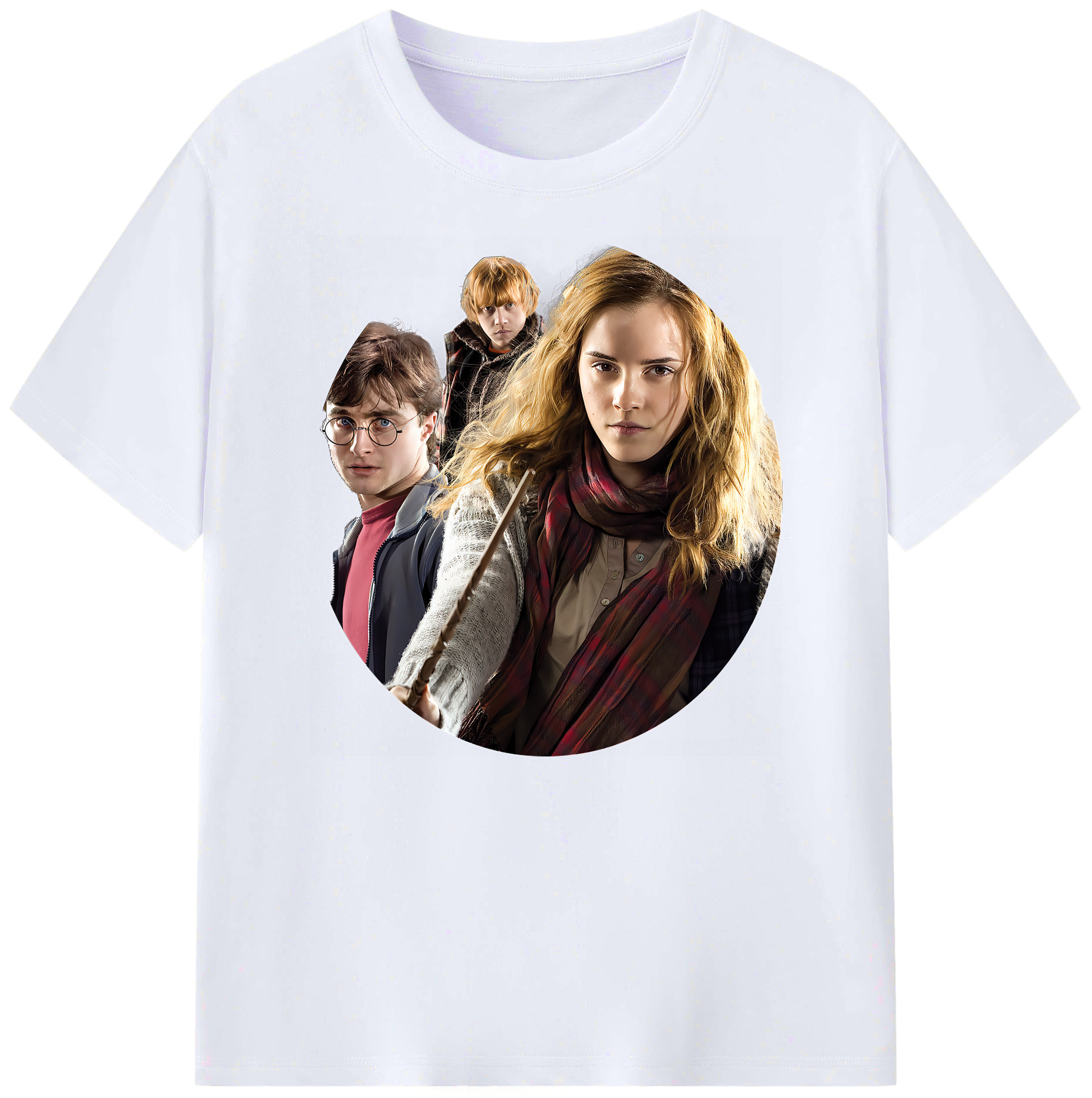 （画像用） Harry Potter ハリー・ポッターシリーズ 綿100％ メンズ半袖Tシャツ｜肌触りやわらか＆通気性