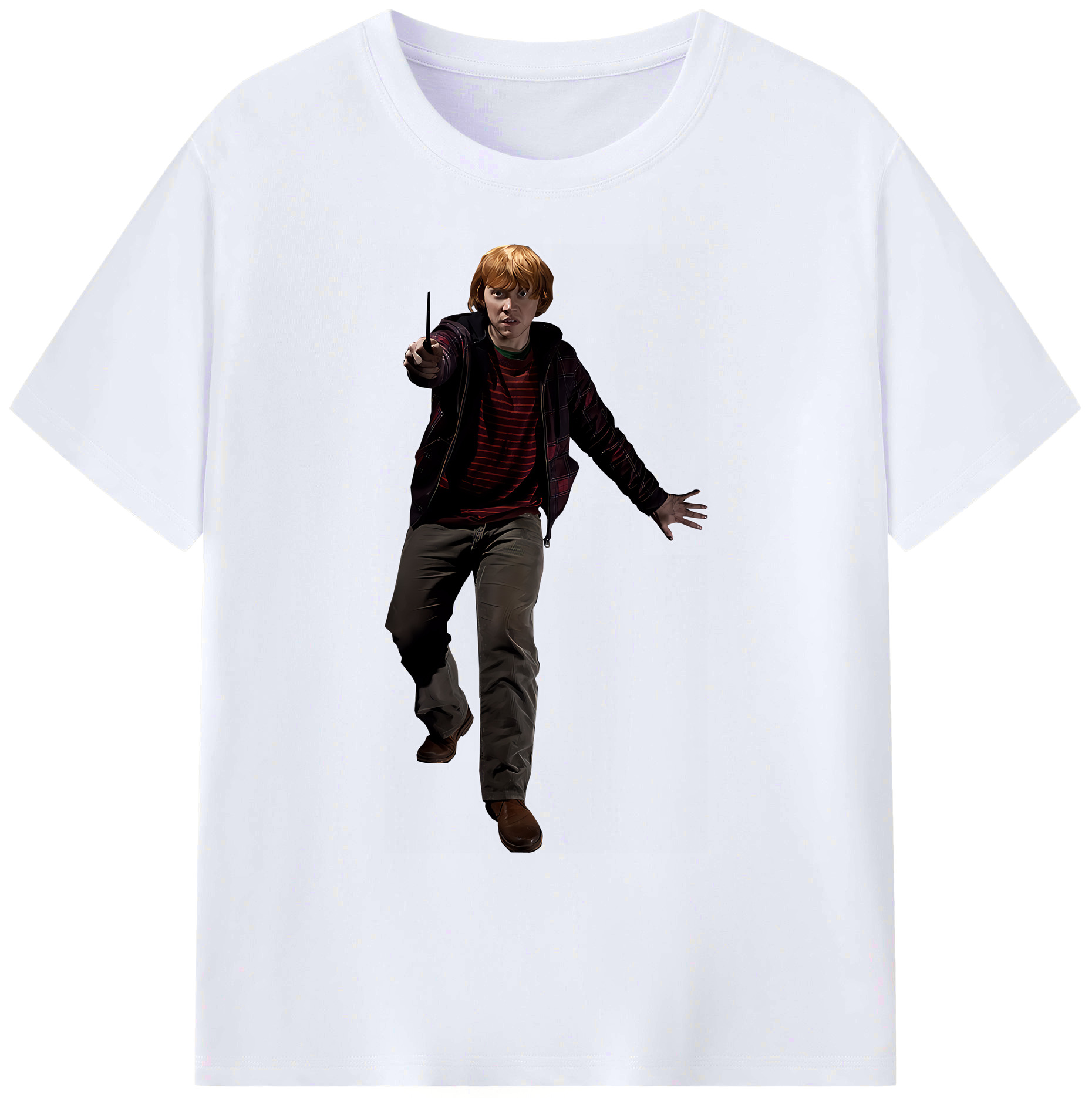 （画像用） Harry Potter ハリー・ポッターシリーズ 綿100％ メンズ半袖Tシャツ｜肌触りやわらか＆通気性