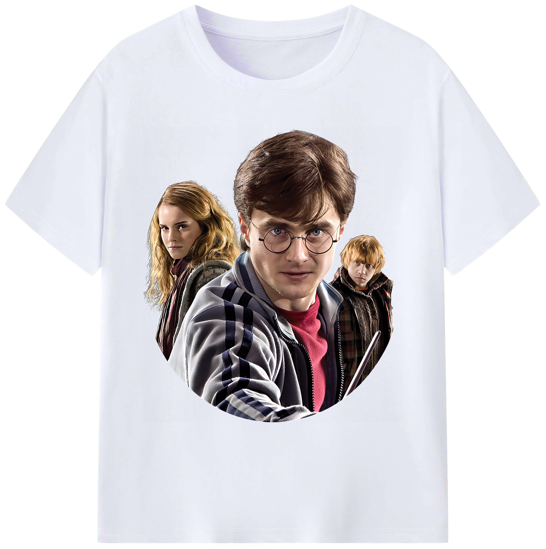 （画像用） Harry Potter ハリー・ポッターシリーズ 綿100％ メンズ半袖Tシャツ｜肌触りやわらか＆通気性