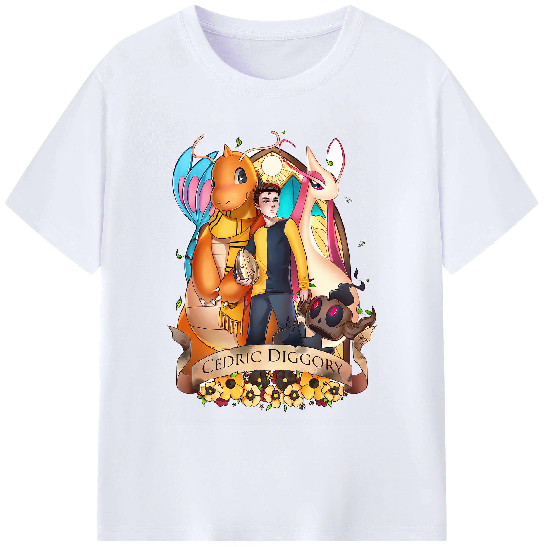 （画像用） Harry Potter ハリー・ポッターシリーズ 綿100％ メンズ半袖Tシャツ｜肌触りやわらか＆通気性