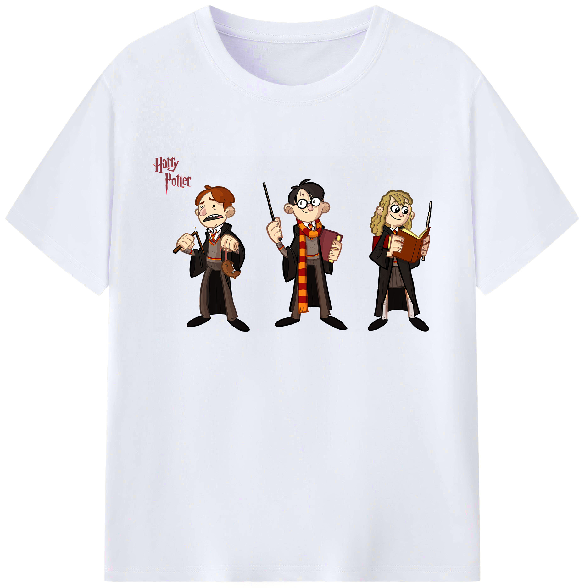 （画像用） Harry Potter ハリー・ポッターシリーズ 綿100％ メンズ半袖Tシャツ｜肌触りやわらか＆通気性