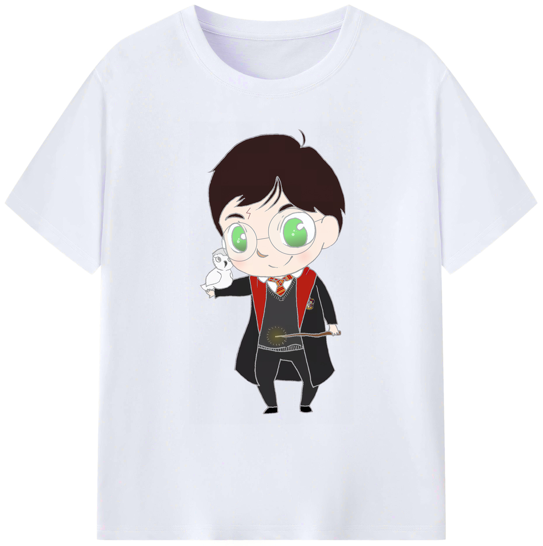 （画像用） Harry Potter ハリー・ポッターシリーズ 綿100％ メンズ半袖Tシャツ｜肌触りやわらか＆通気性