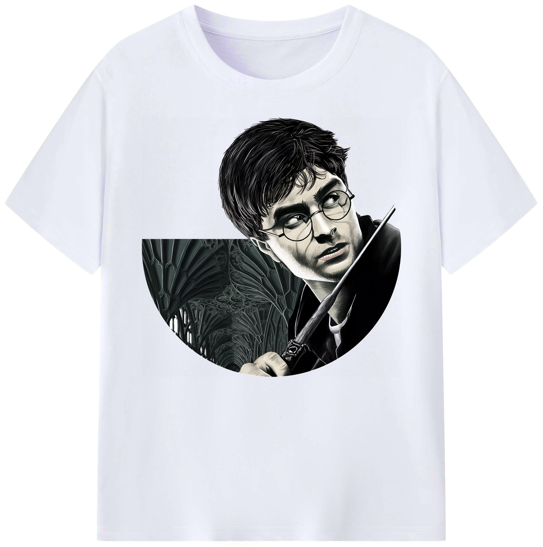 （画像用） Harry Potter ハリー・ポッターシリーズ 綿100％ メンズ半袖Tシャツ｜肌触りやわらか＆通気性