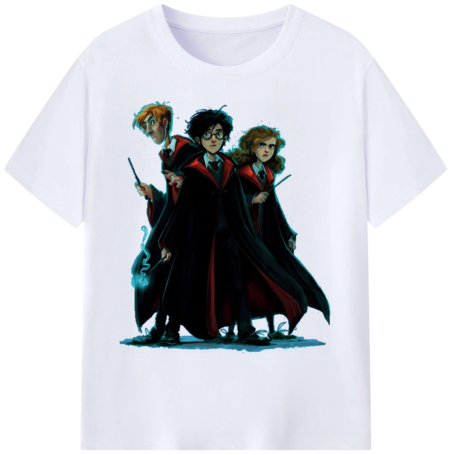 （画像用） Harry Potter ハリー・ポッターシリーズ 綿100％ メンズ半袖Tシャツ｜肌触りやわらか＆通気性