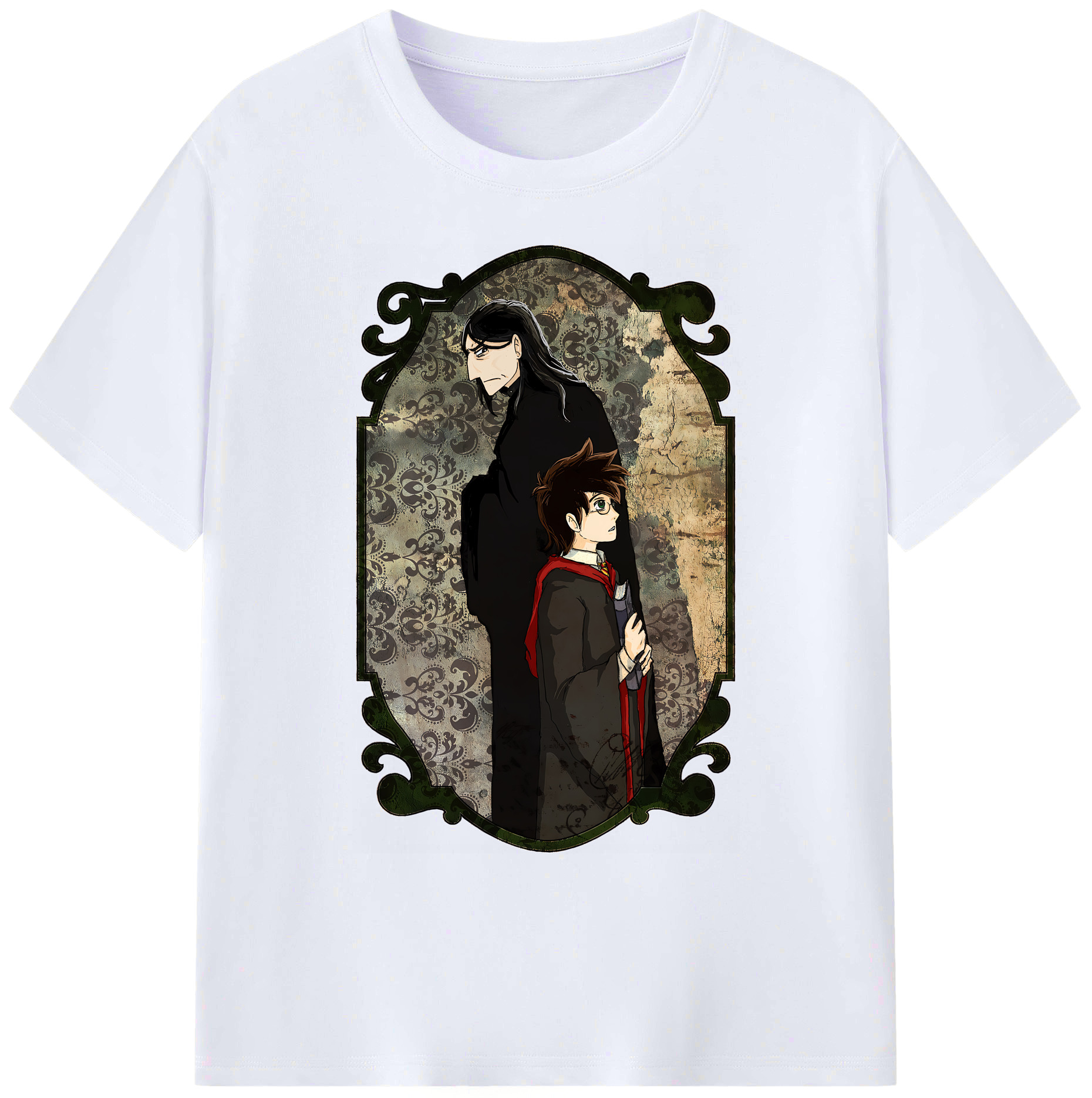 （画像用） Harry Potter ハリー・ポッターシリーズ 綿100％ メンズ半袖Tシャツ｜肌触りやわらか＆通気性