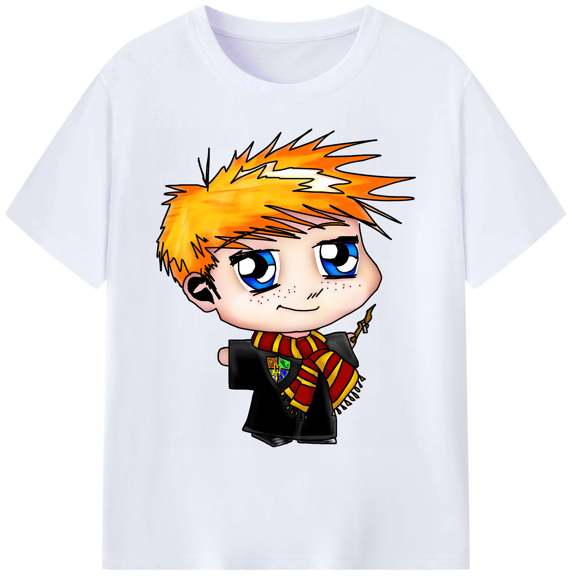 （画像用） Harry Potter ハリー・ポッターシリーズ 綿100％ メンズ半袖Tシャツ｜肌触りやわらか＆通気性