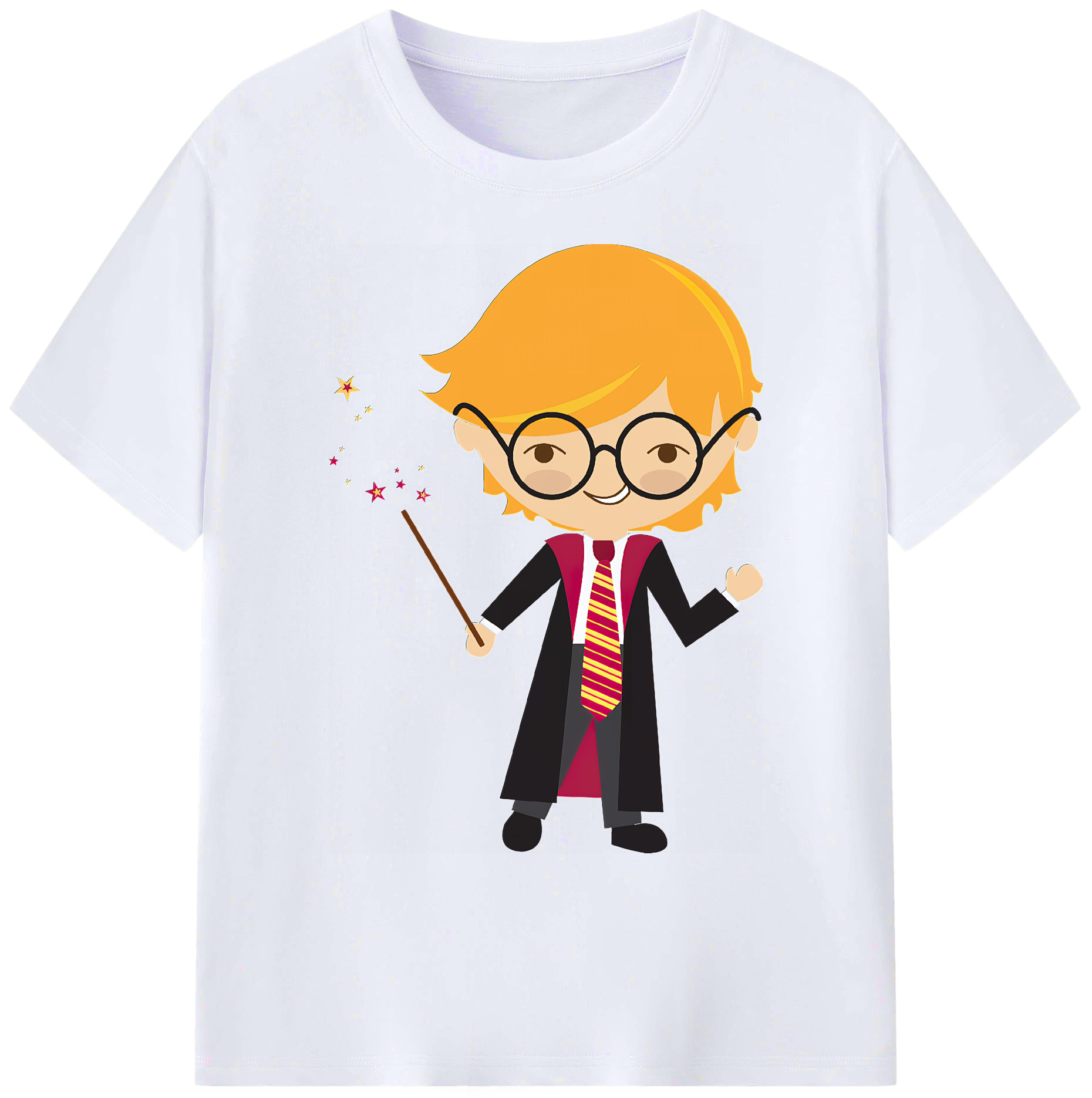 （画像用） Harry Potter ハリー・ポッターシリーズ 綿100％ メンズ半袖Tシャツ｜肌触りやわらか＆通気性