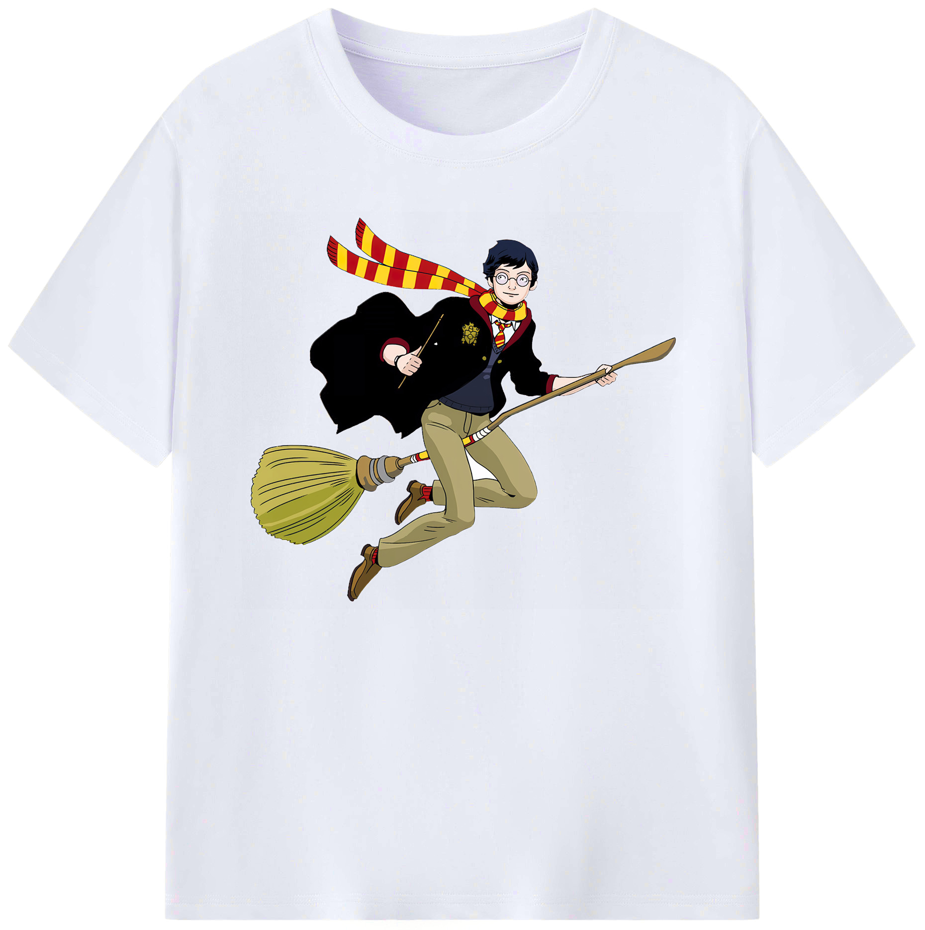 （画像用） Harry Potter ハリー・ポッターシリーズ 綿100％ メンズ半袖Tシャツ｜肌触りやわらか＆通気性