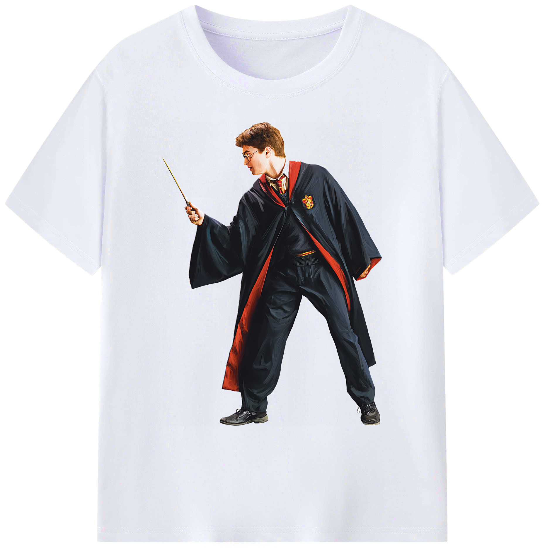 （画像用） Harry Potter ハリー・ポッターシリーズ 綿100％ メンズ半袖Tシャツ｜肌触りやわらか＆通気性