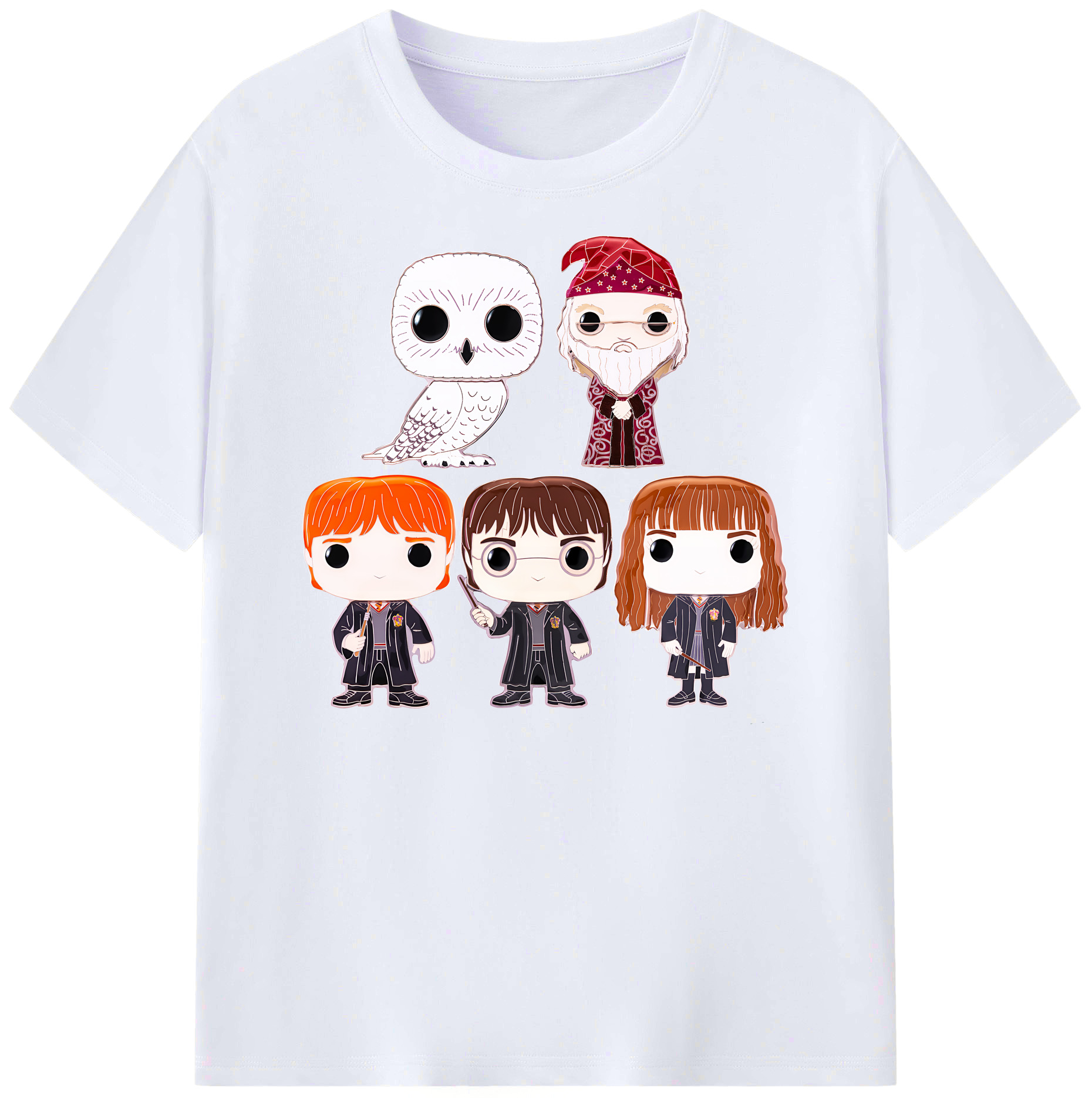 （画像用） Harry Potter ハリー・ポッターシリーズ 綿100％ メンズ半袖Tシャツ｜肌触りやわらか＆通気性