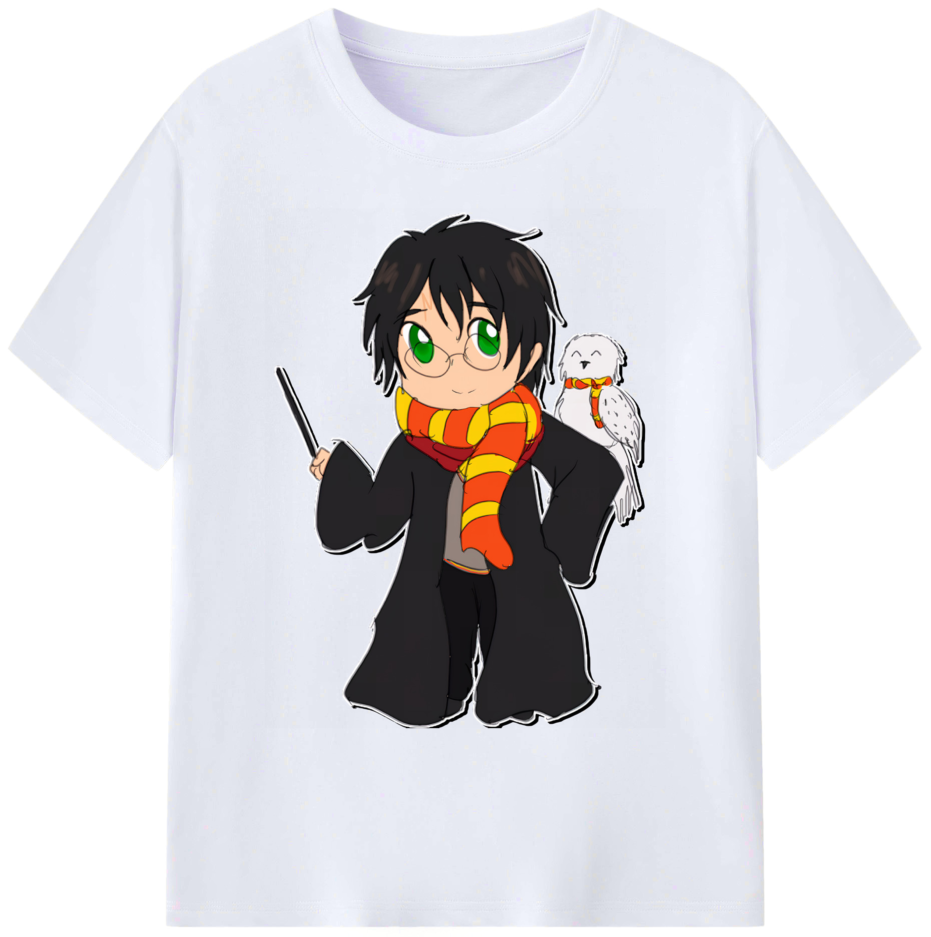 （画像用） Harry Potter ハリー・ポッターシリーズ 綿100％ メンズ半袖Tシャツ｜肌触りやわらか＆通気性