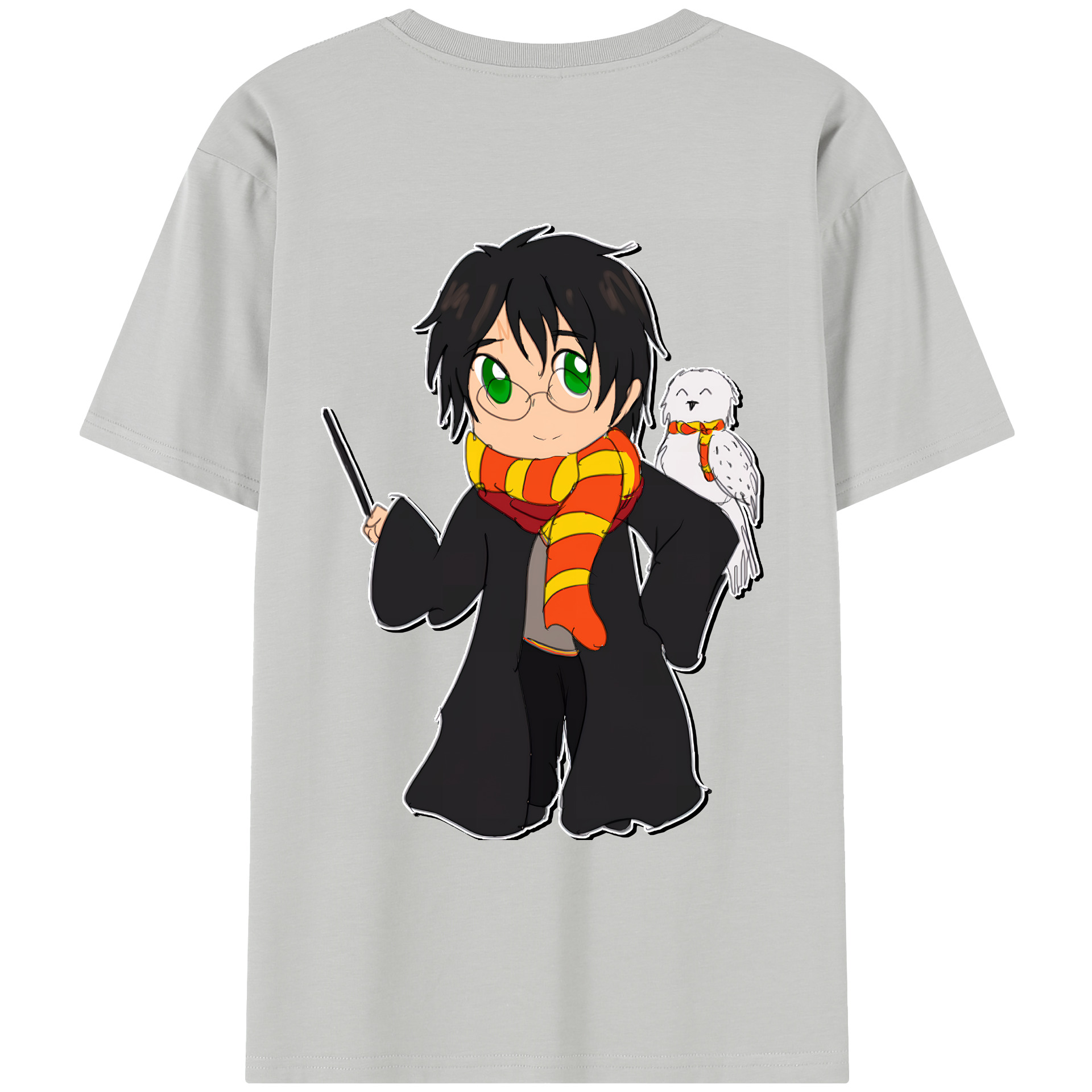 （画像用） Harry Potter ハリー・ポッターシリーズ レディース半袖Tシャツ(バックプリント)
