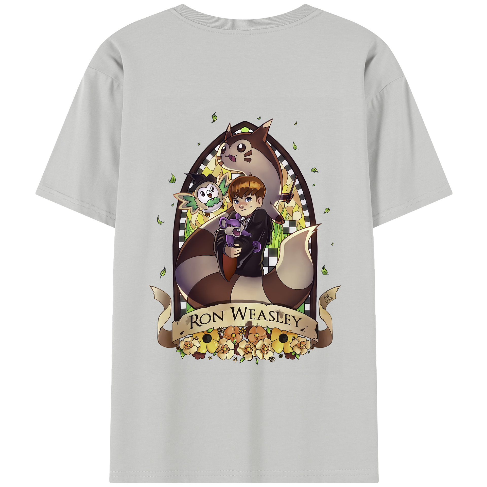 （画像用） Harry Potter ハリー・ポッターシリーズ レディース半袖Tシャツ(バックプリント)