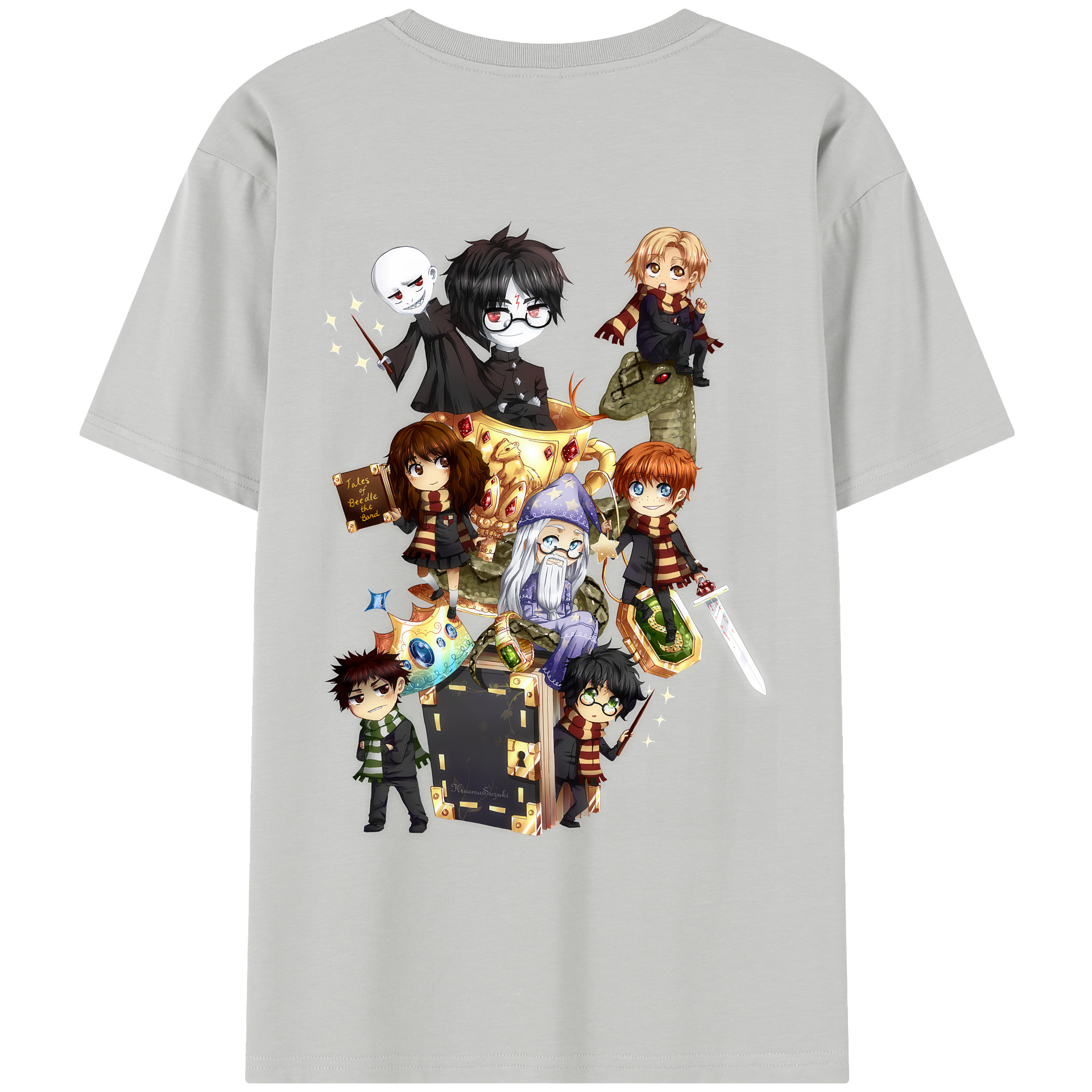 （画像用） Harry Potter ハリー・ポッターシリーズ レディース半袖Tシャツ(バックプリント)